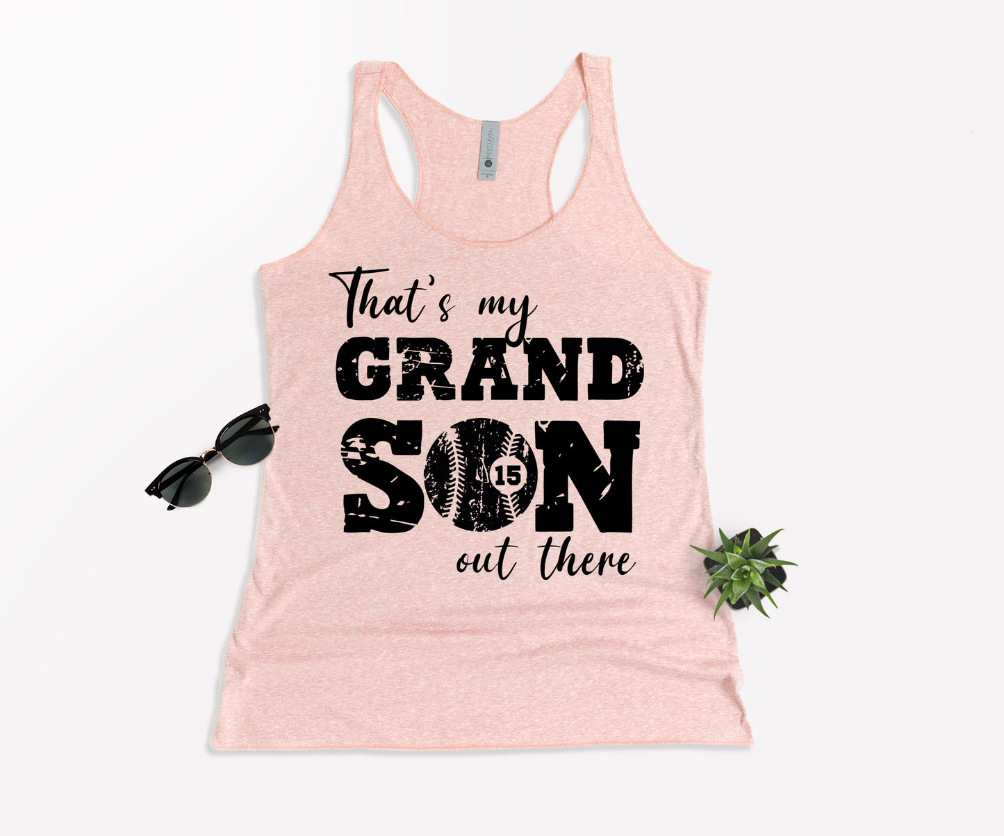 That's My Grandson Shirt, Custom Grandma Baseball Shirt, Grandma Shirt-newamarketing