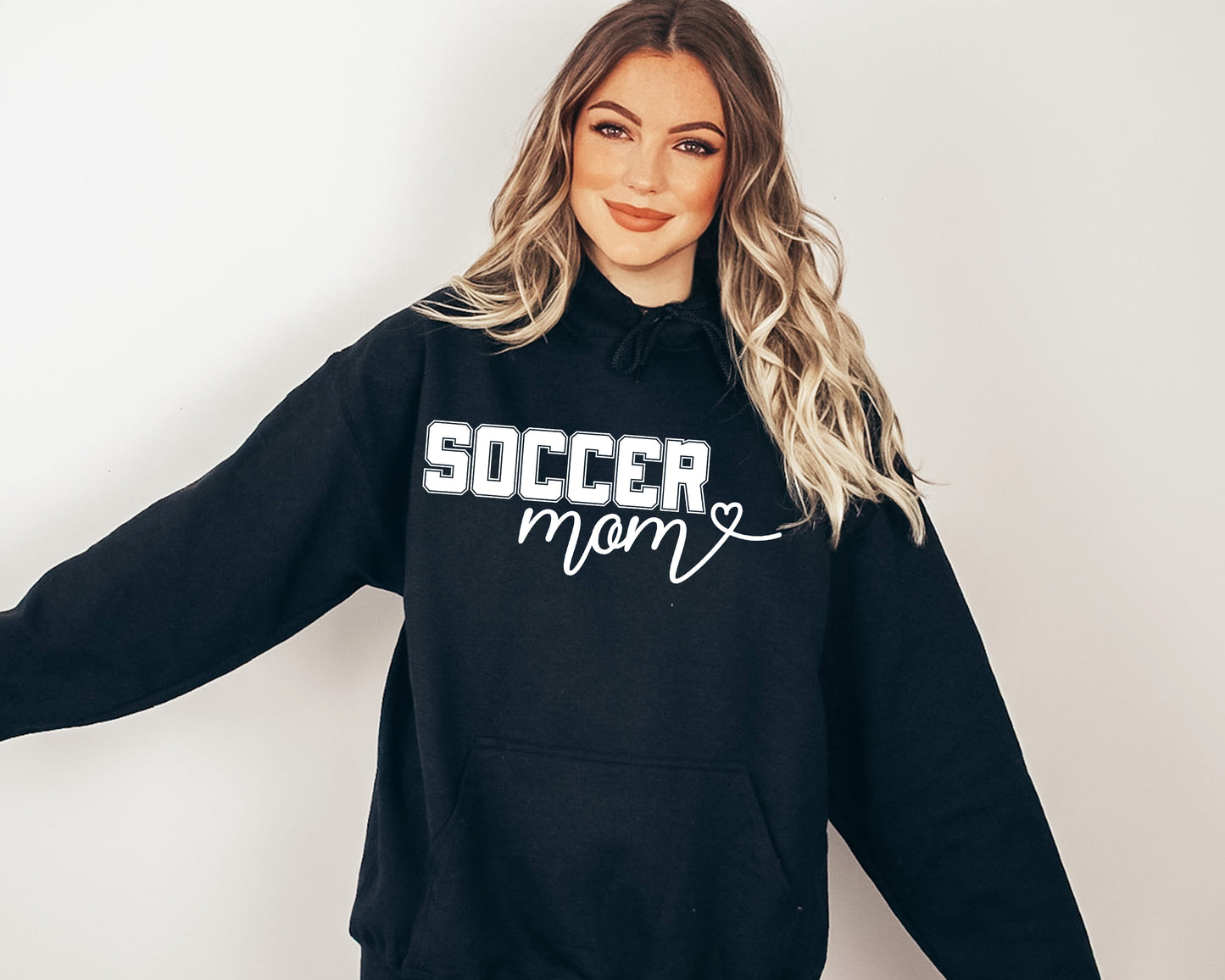 Custom Soccer Mom Sweatshirt, Number Soccer Hoodie, Soccer Mom Sweatshirt-newamarketing