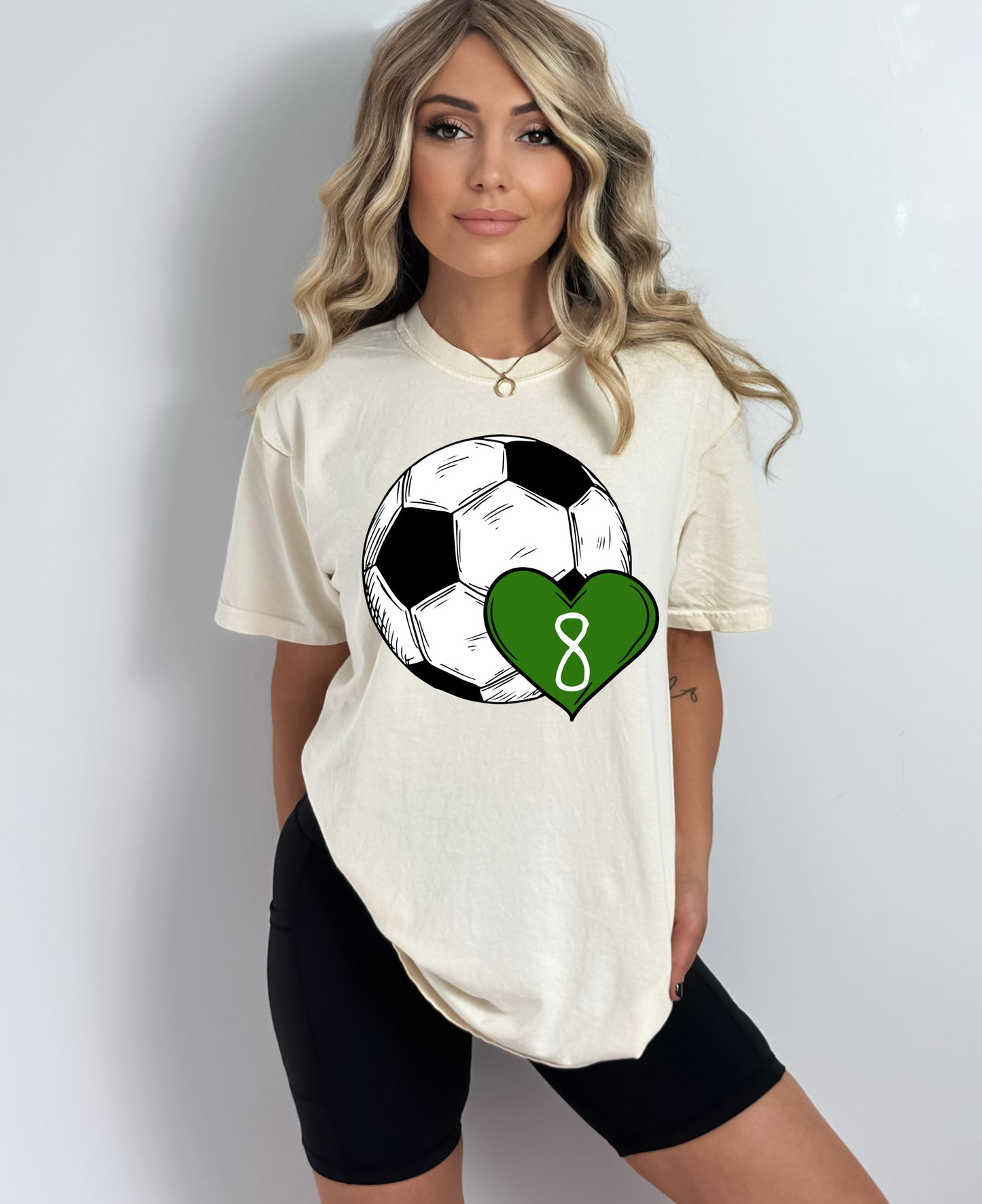 Custom Soccer Mom Shirt, Soccer Number Mom Shirt, Comfort Colors Shirts-newamarketing