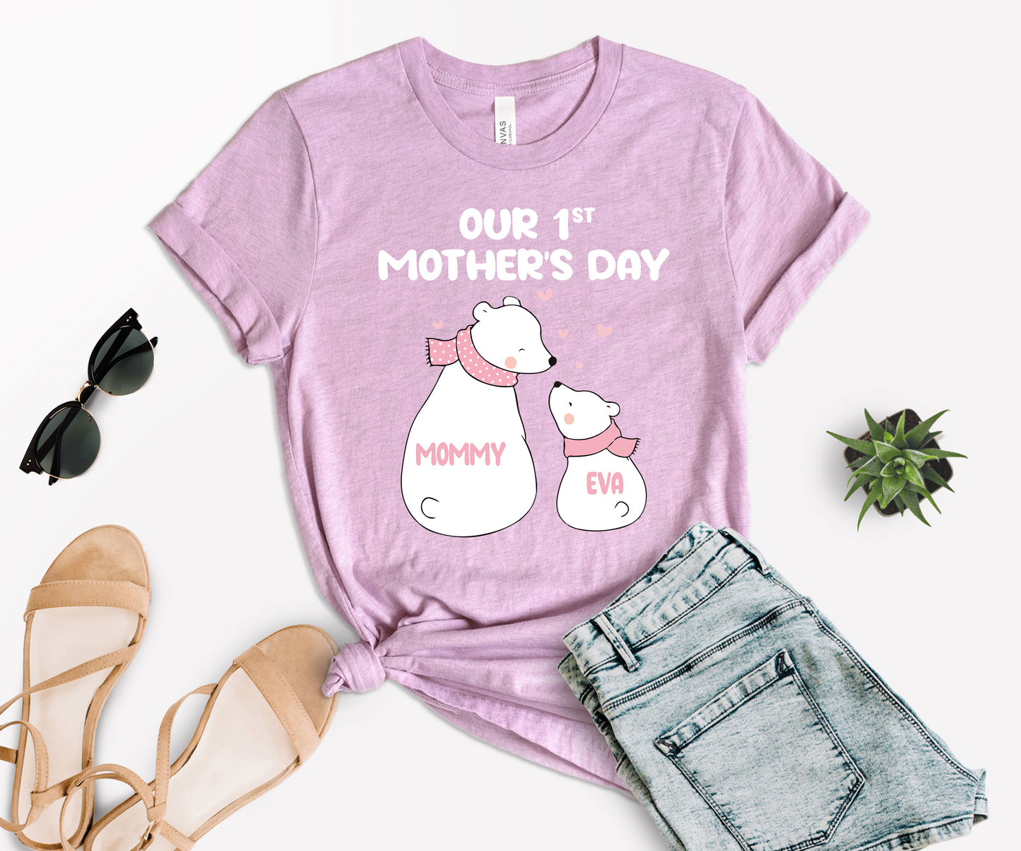 Our 1st Mother's Day Shirt, Custom Mom Matching Shirts, First Mothers Day Shirt-newamarketing