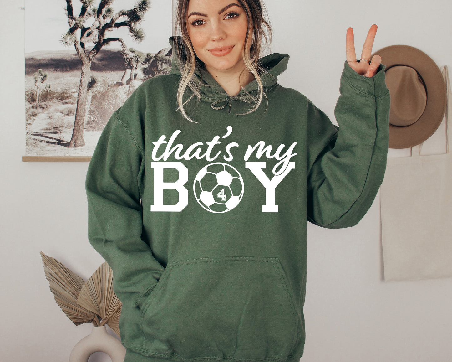 That's My Boy Soccer Sweatshirt, Custom Soccer Hoodie, Soccer Mom Sweatshirt-newamarketing