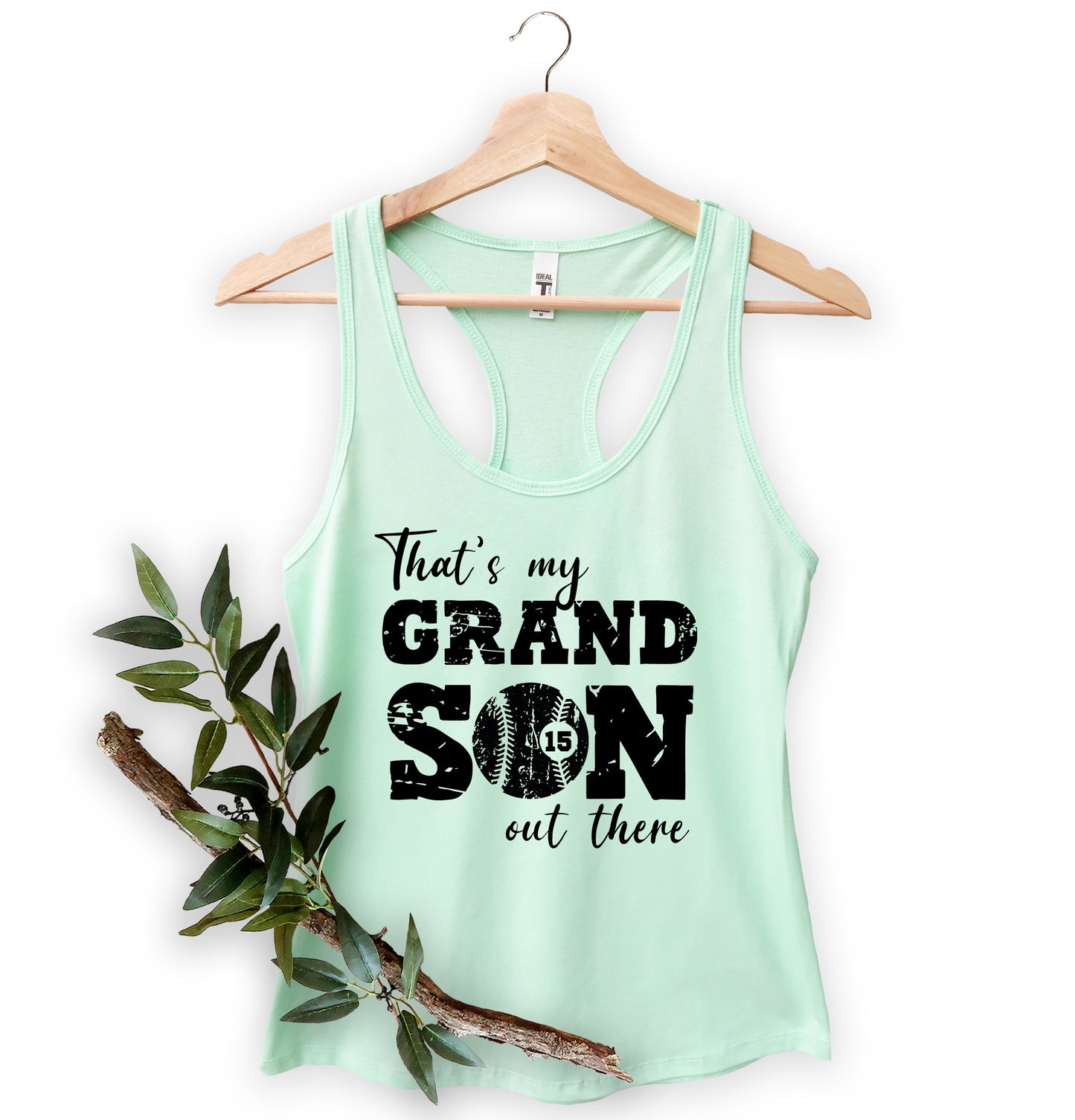 That's My Grandson Shirt, Custom Grandma Baseball Shirt, Grandma Shirt-newamarketing
