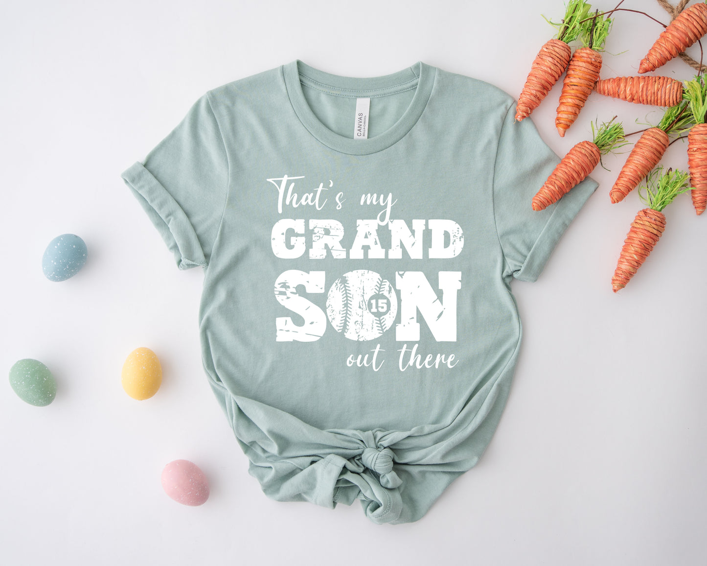 That's My Grandson Shirt, Custom Grandma Baseball Shirt, Grandma Shirt-newamarketing