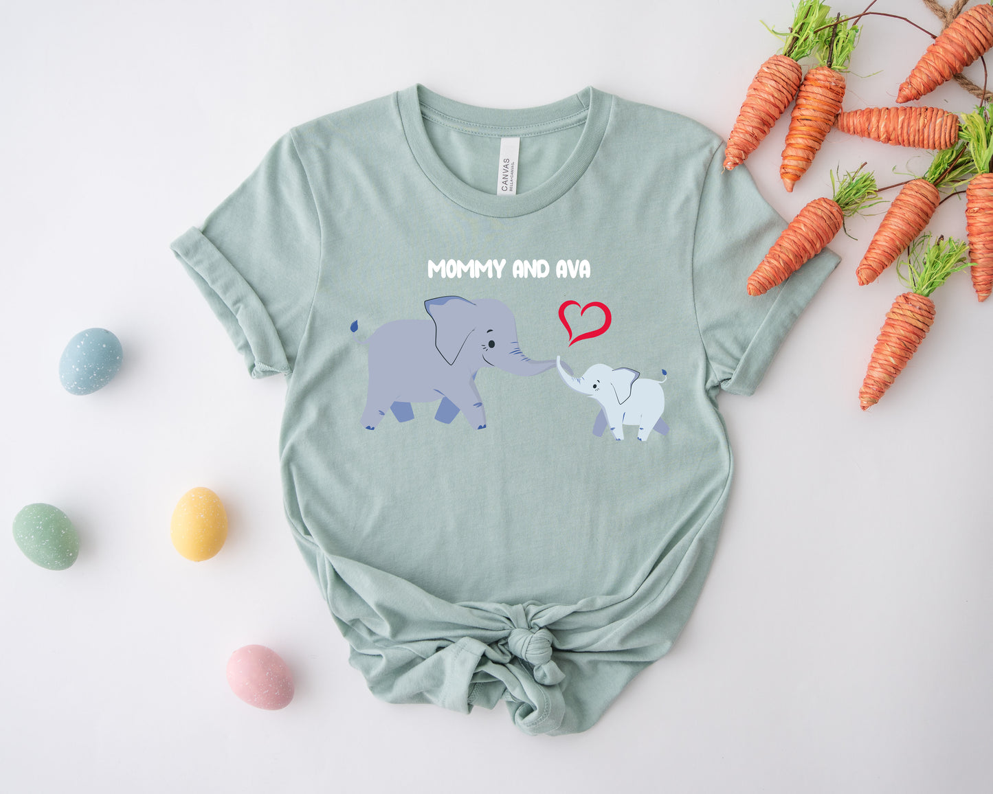 Mother's Day Matching Shirt, Elephant Matching Mommy Shirt, Mother's Day Shirt-newamarketing