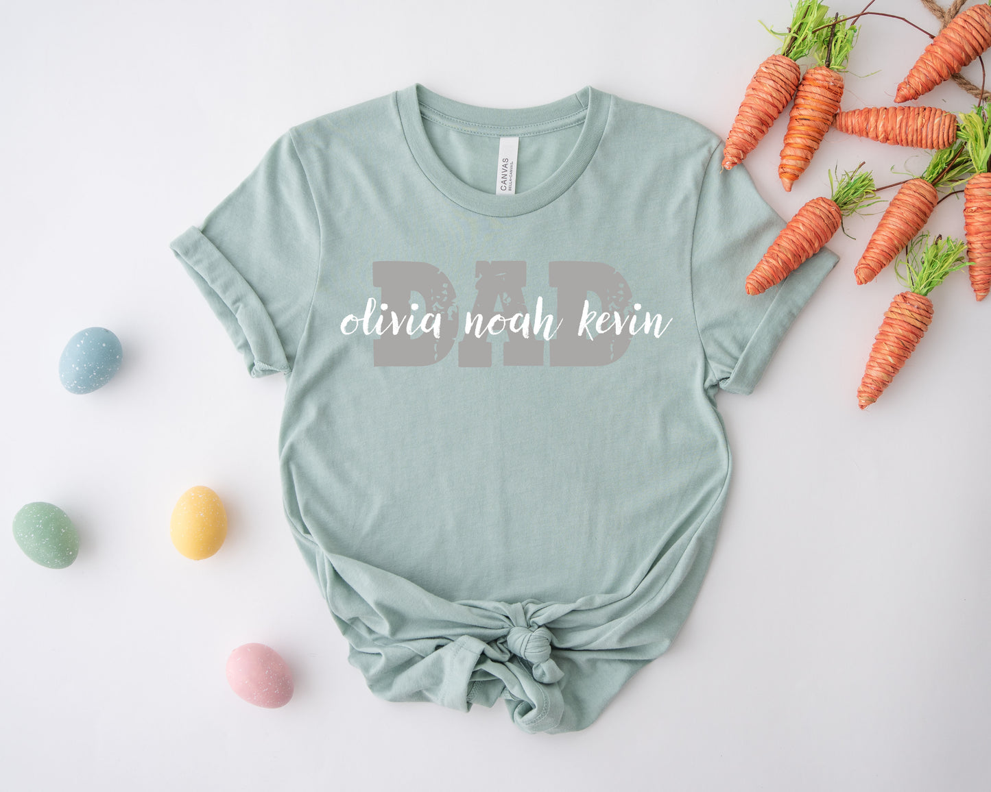 Custom Dad Shirt, Dad Shirt with Kids Names, Custom Father's Day Shirt-newamarketing