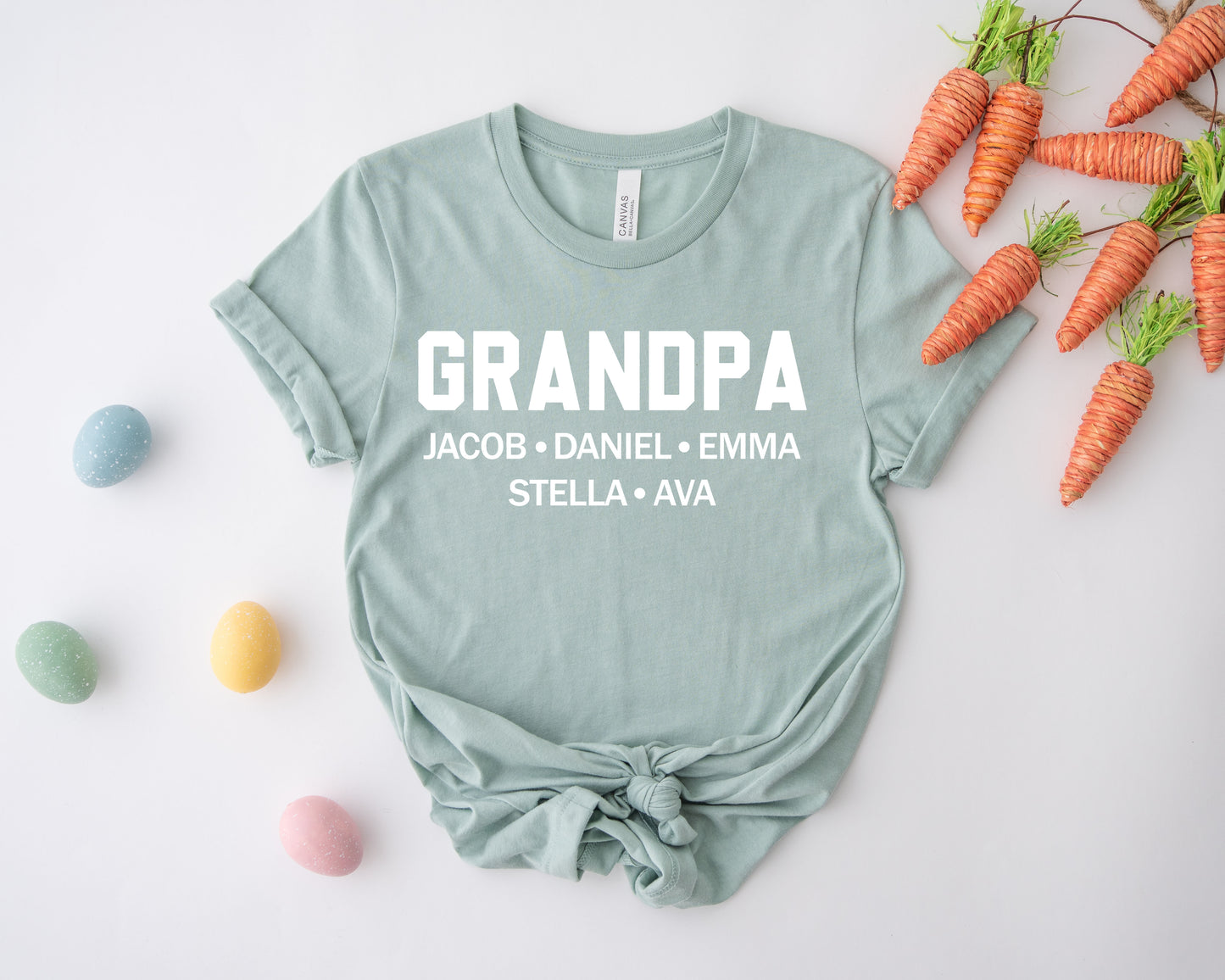 Custom Grandpa Shirt, Custom Father's Day Shirts, Custom Grandpa Dad Shirt-newamarketing