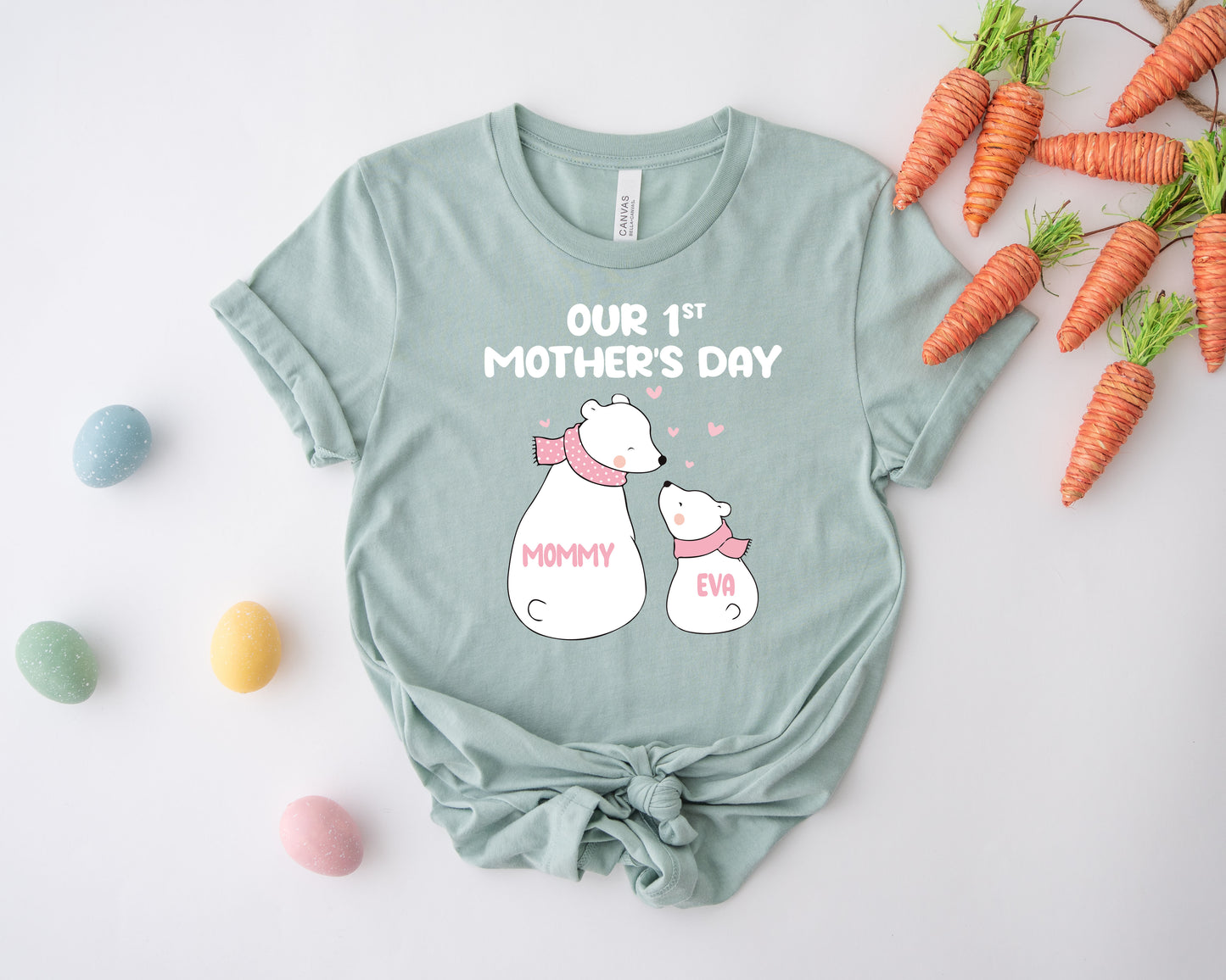 Our 1st Mother's Day Shirt, Custom Mom Matching Shirts, First Mothers Day Shirt-newamarketing