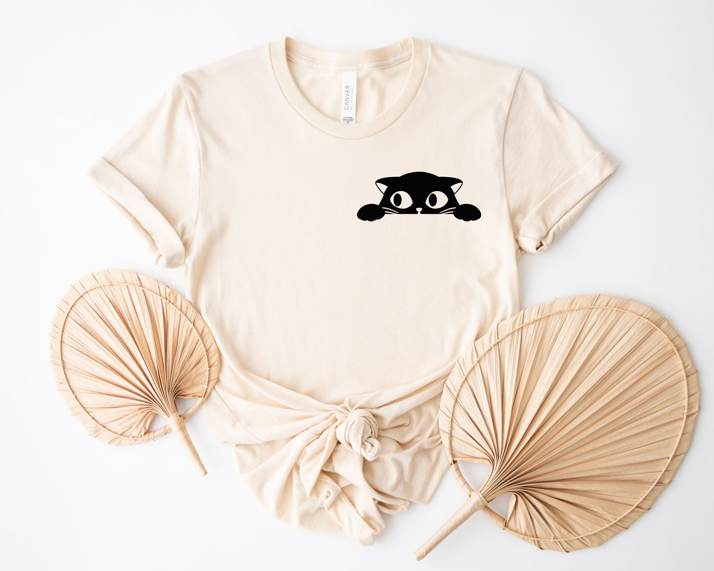 Cat Pocket Shirt, Black Cat Shirt, Cat Shirt-newamarketing