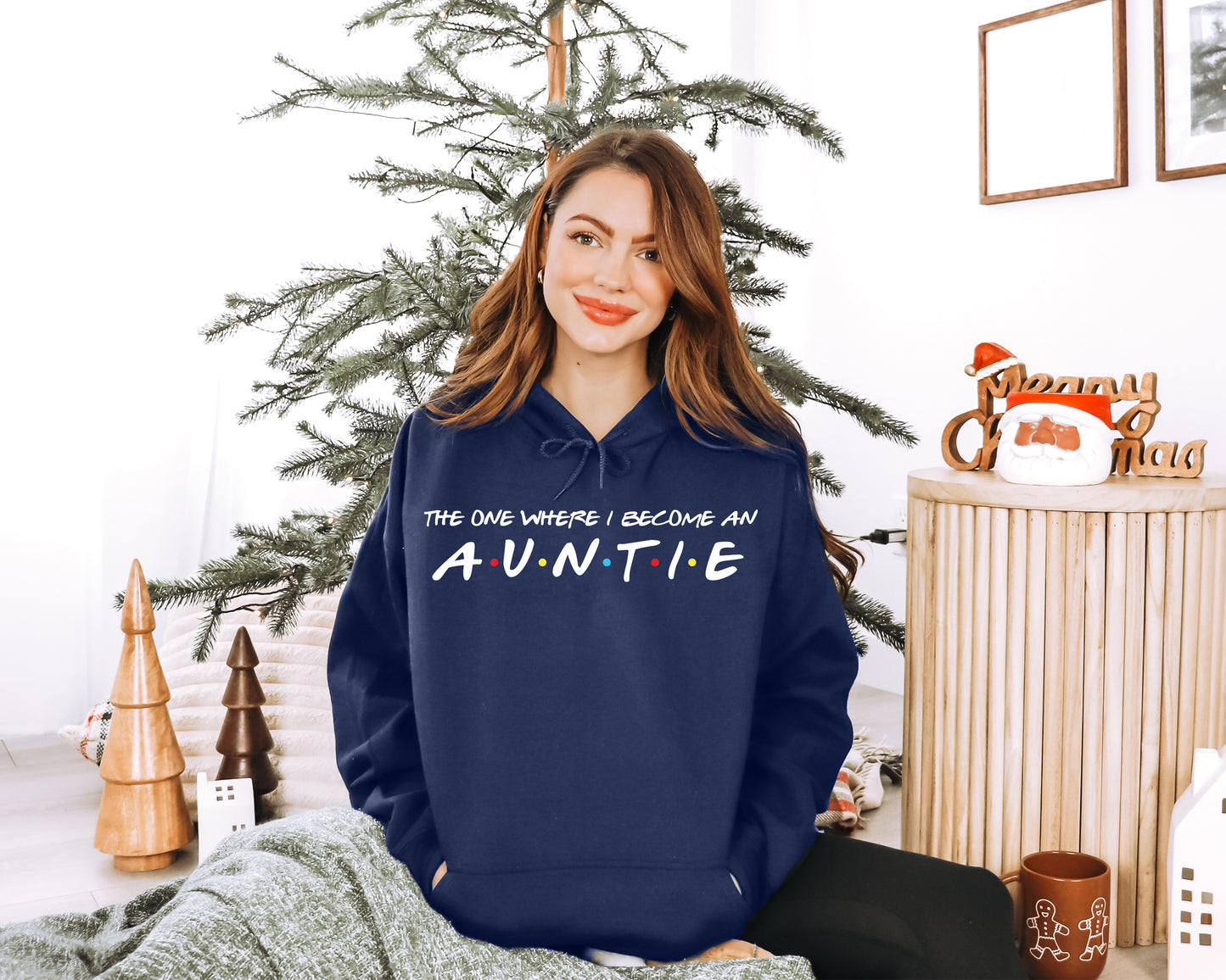 The One Where I Become An Aunt Sweatshirt, Aunt Sweatshirt, Custom Aunt Hoodie-newamarketing