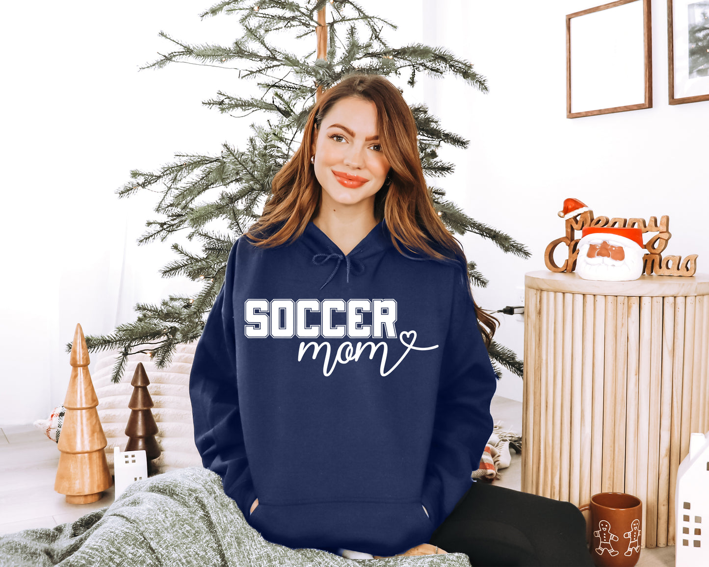 Custom Soccer Mom Sweatshirt, Number Soccer Hoodie, Soccer Mom Sweatshirt-newamarketing