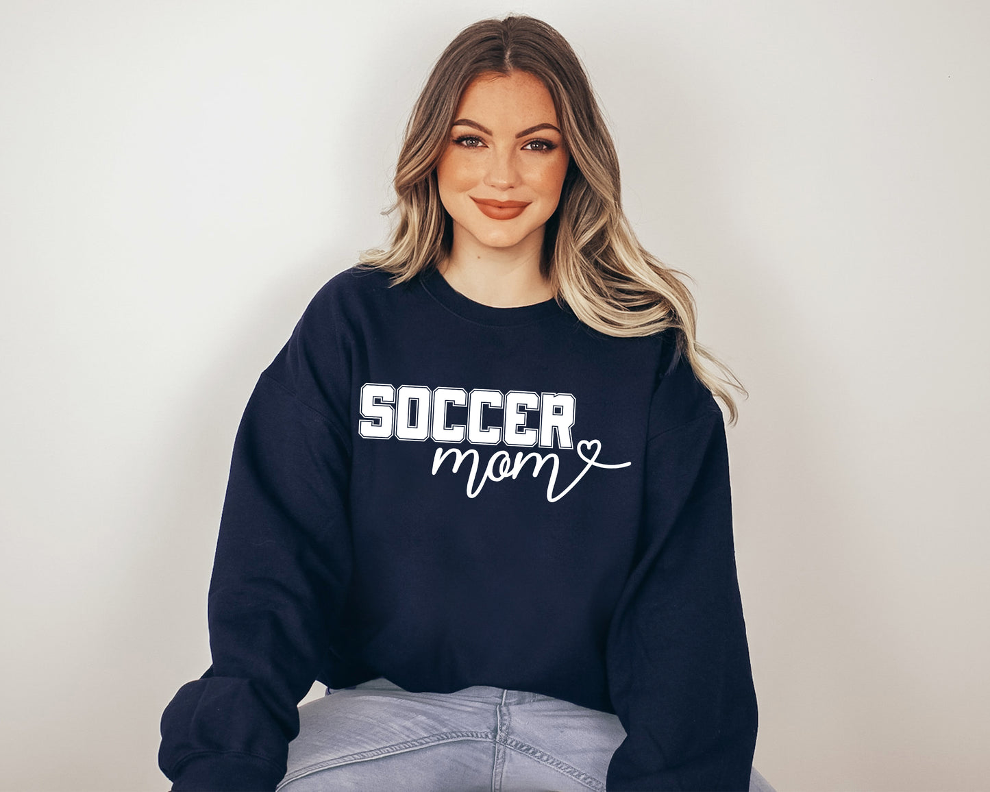 Custom Soccer Mom Sweatshirt, Number Soccer Hoodie, Soccer Mom Sweatshirt-newamarketing