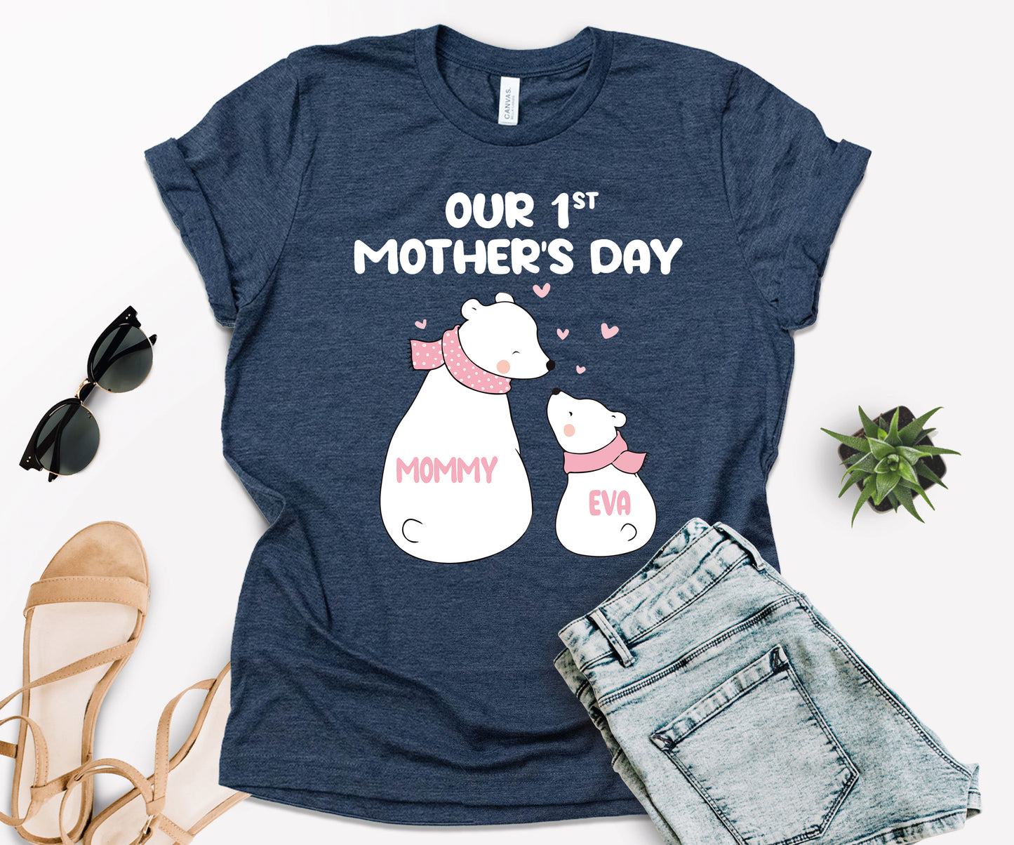 Our 1st Mother's Day Shirt, Custom Mom Matching Shirts, First Mothers Day Shirt-newamarketing