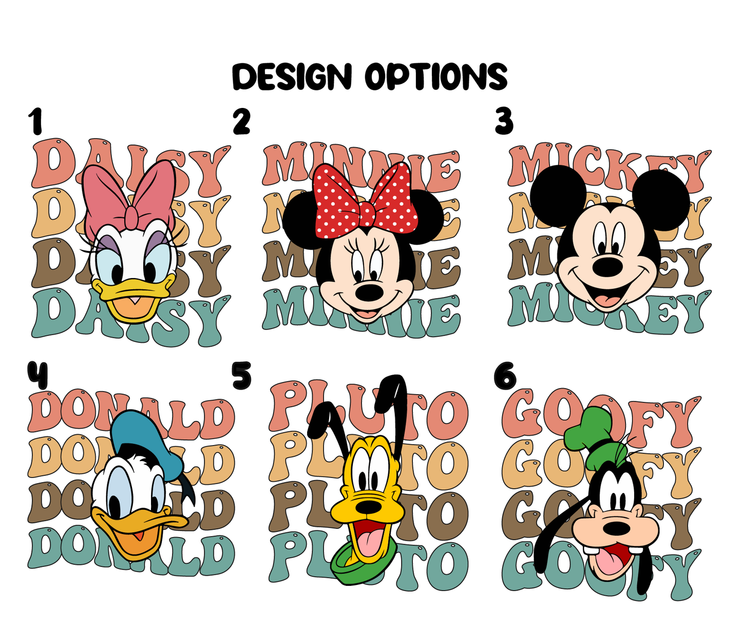 Mickey and Friends Shirts, Disney Characters Shirt, Disney Retro Shirts-newamarketing