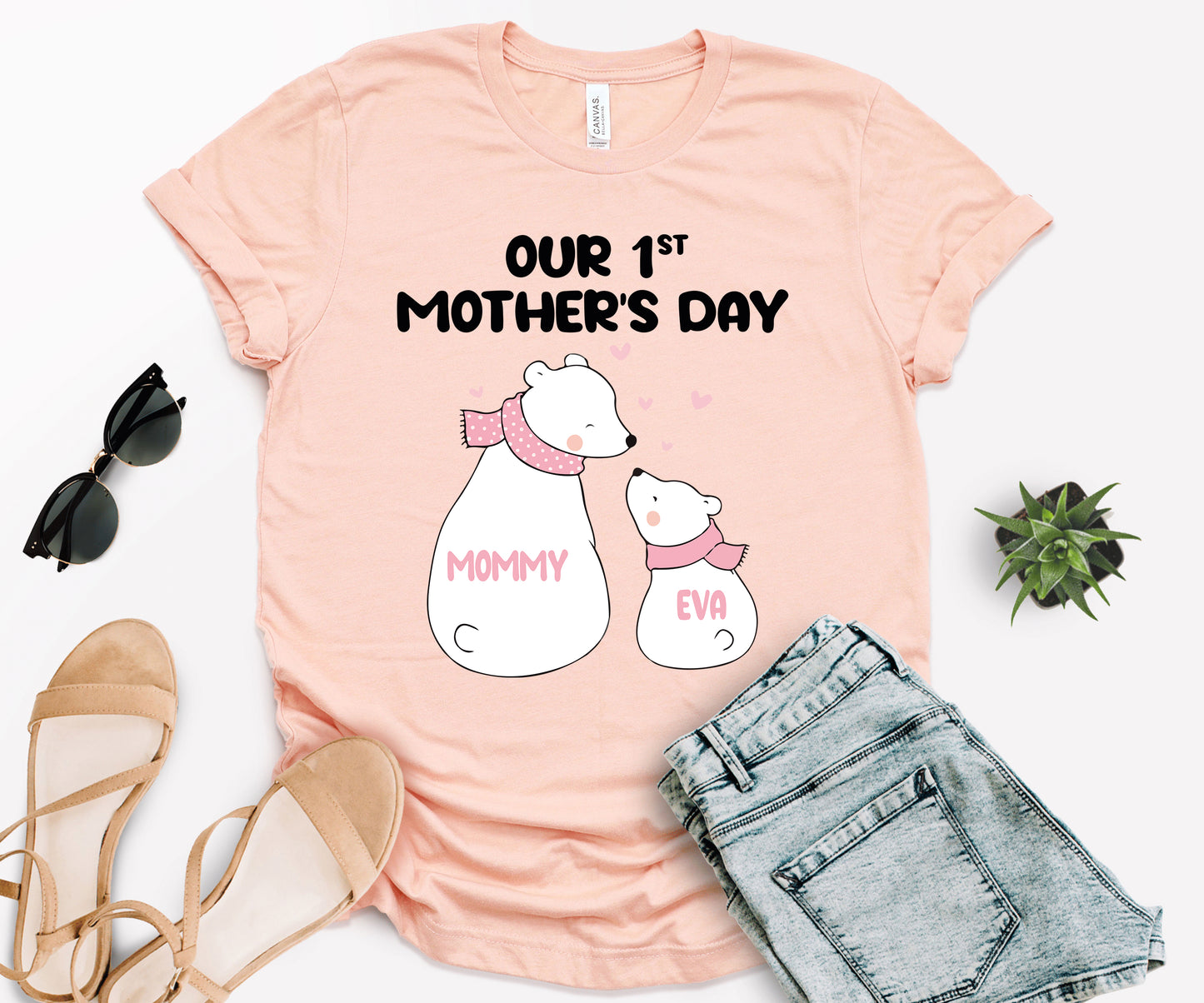 Our 1st Mother's Day Shirt, Custom Mom Matching Shirts, First Mothers Day Shirt-newamarketing