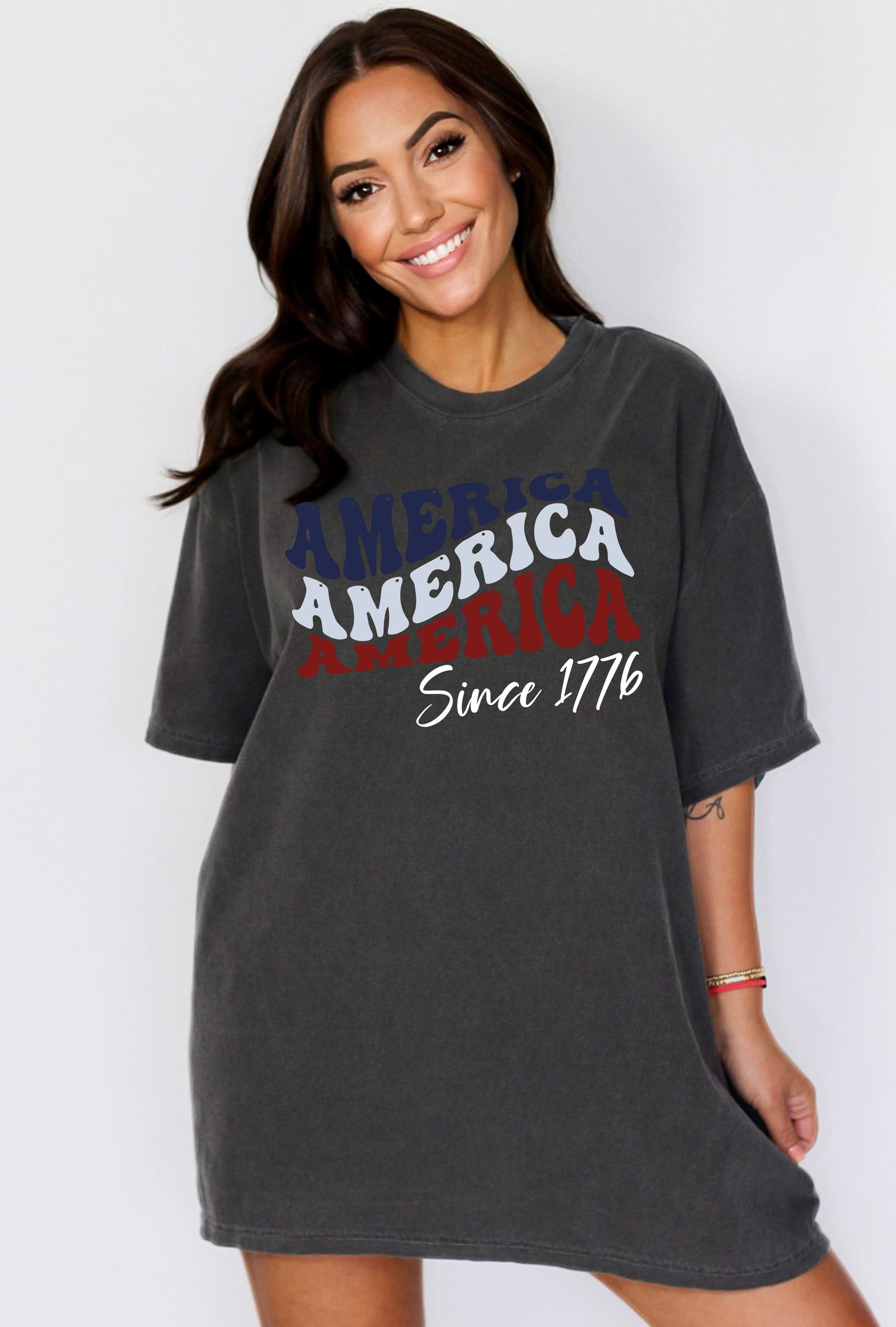 America 1776 Shirt, Independence Day Shirt, Comfort Colors T-Shirts-newamarketing