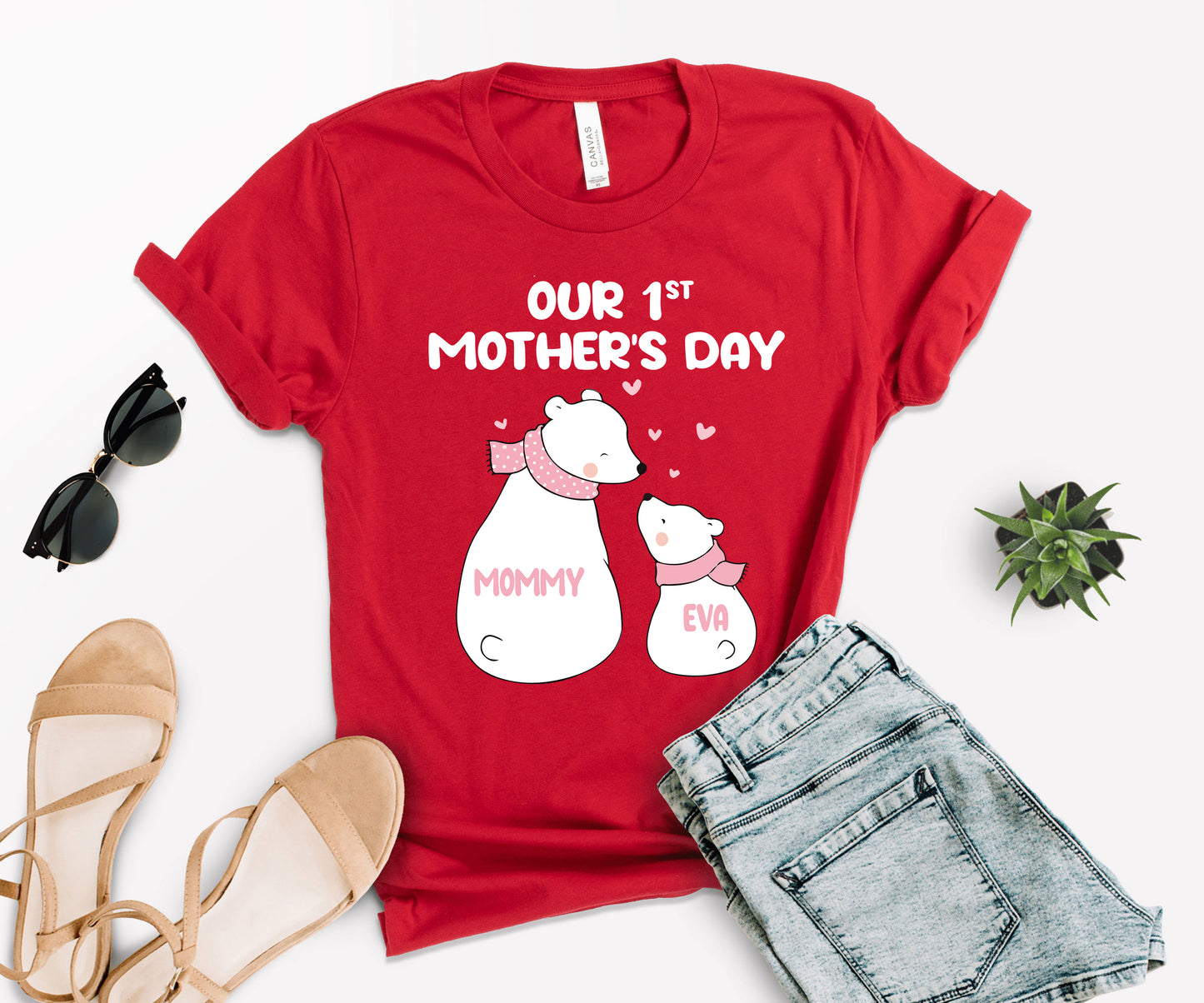 Our 1st Mother's Day Shirt, Custom Mom Matching Shirts, First Mothers Day Shirt-newamarketing