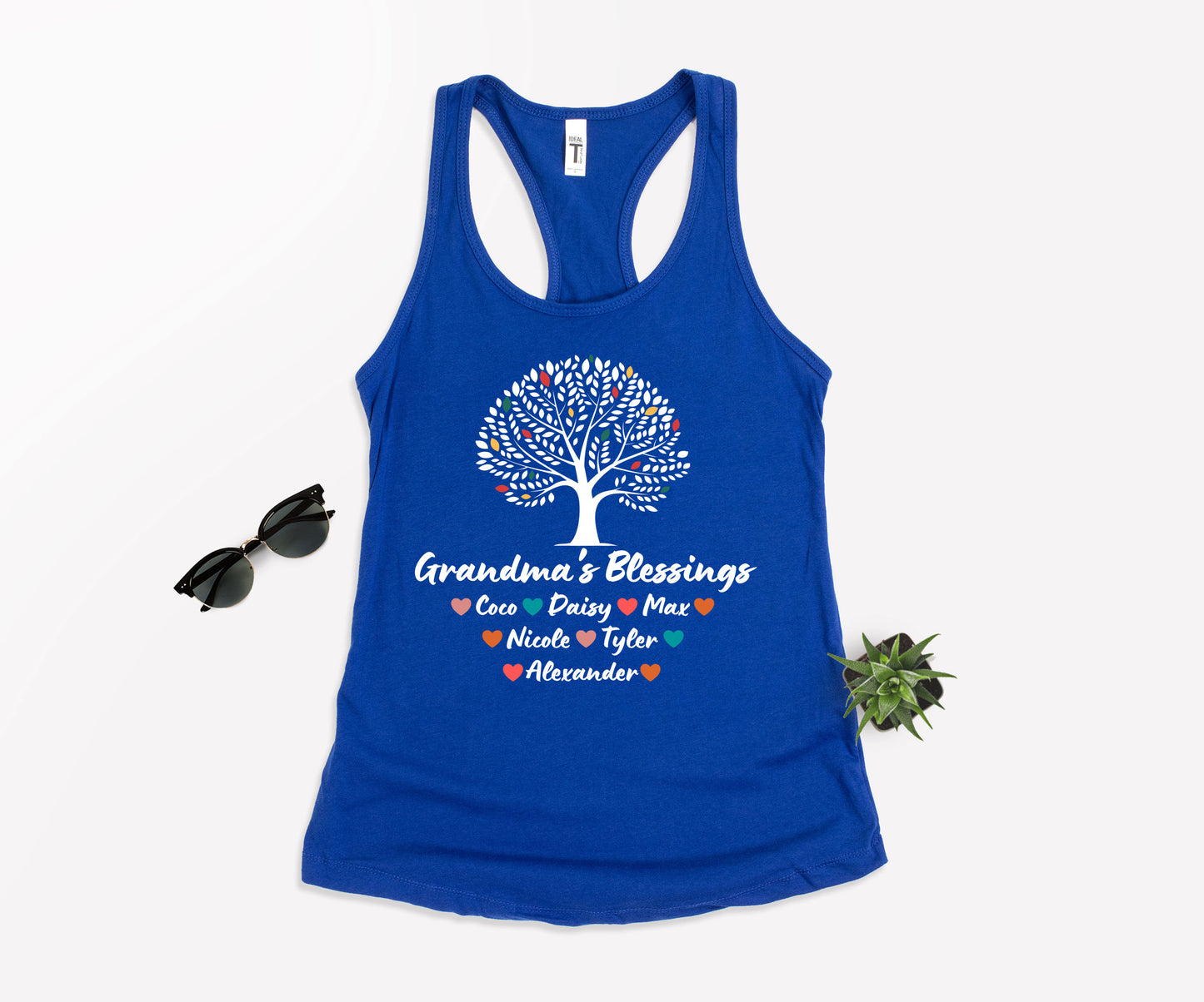 Custom Grandma Shirt with Grandkids Names, Grandma Tree Shirt, Grandma Shirt-newamarketing