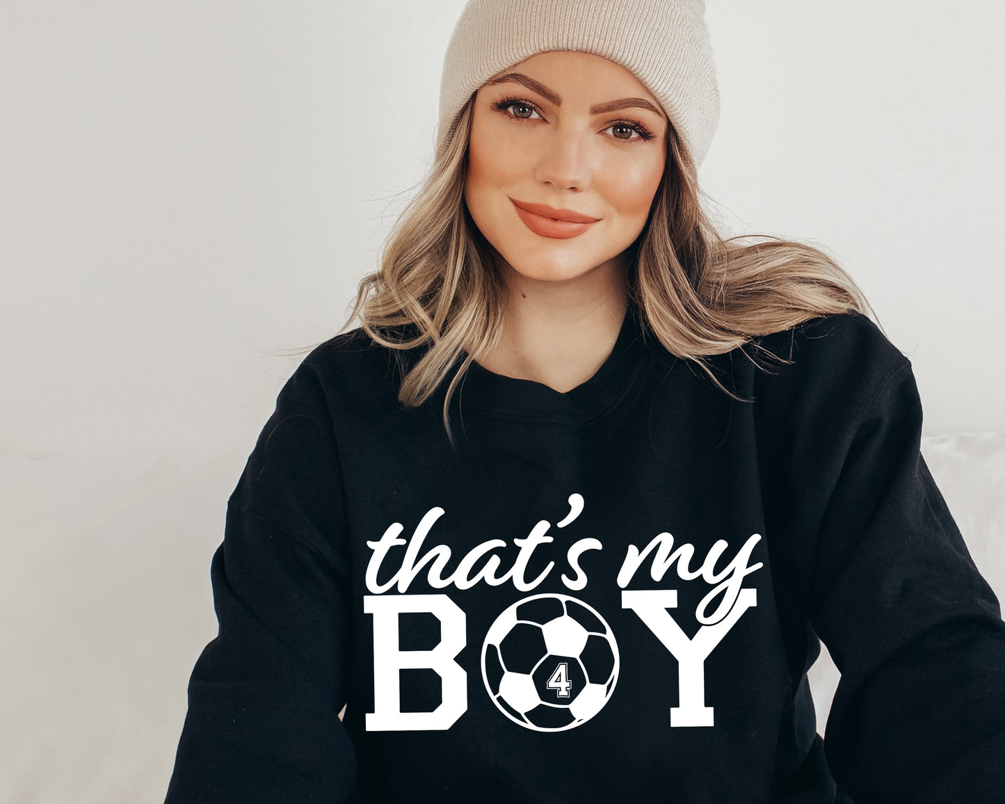 That's My Boy Soccer Sweatshirt, Custom Soccer Hoodie, Soccer Mom Sweatshirt-newamarketing
