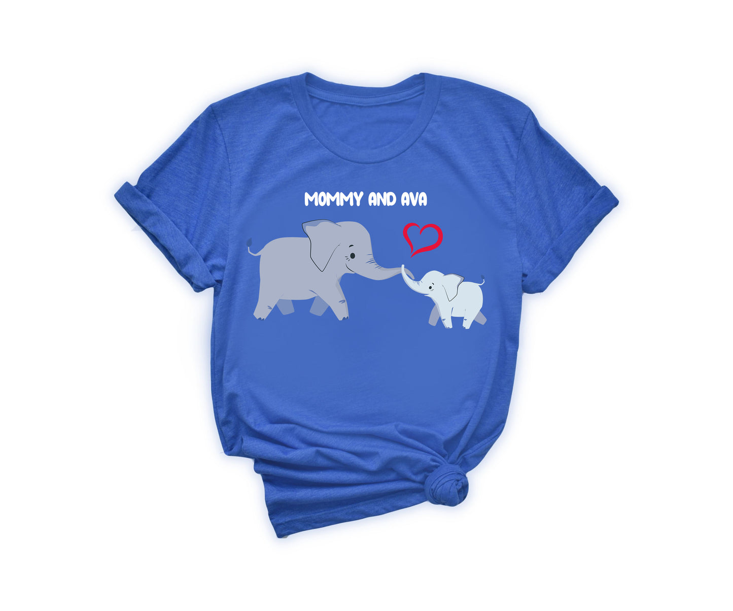 Mother's Day Matching Shirt, Elephant Matching Mommy Shirt, Mother's Day Shirt-newamarketing