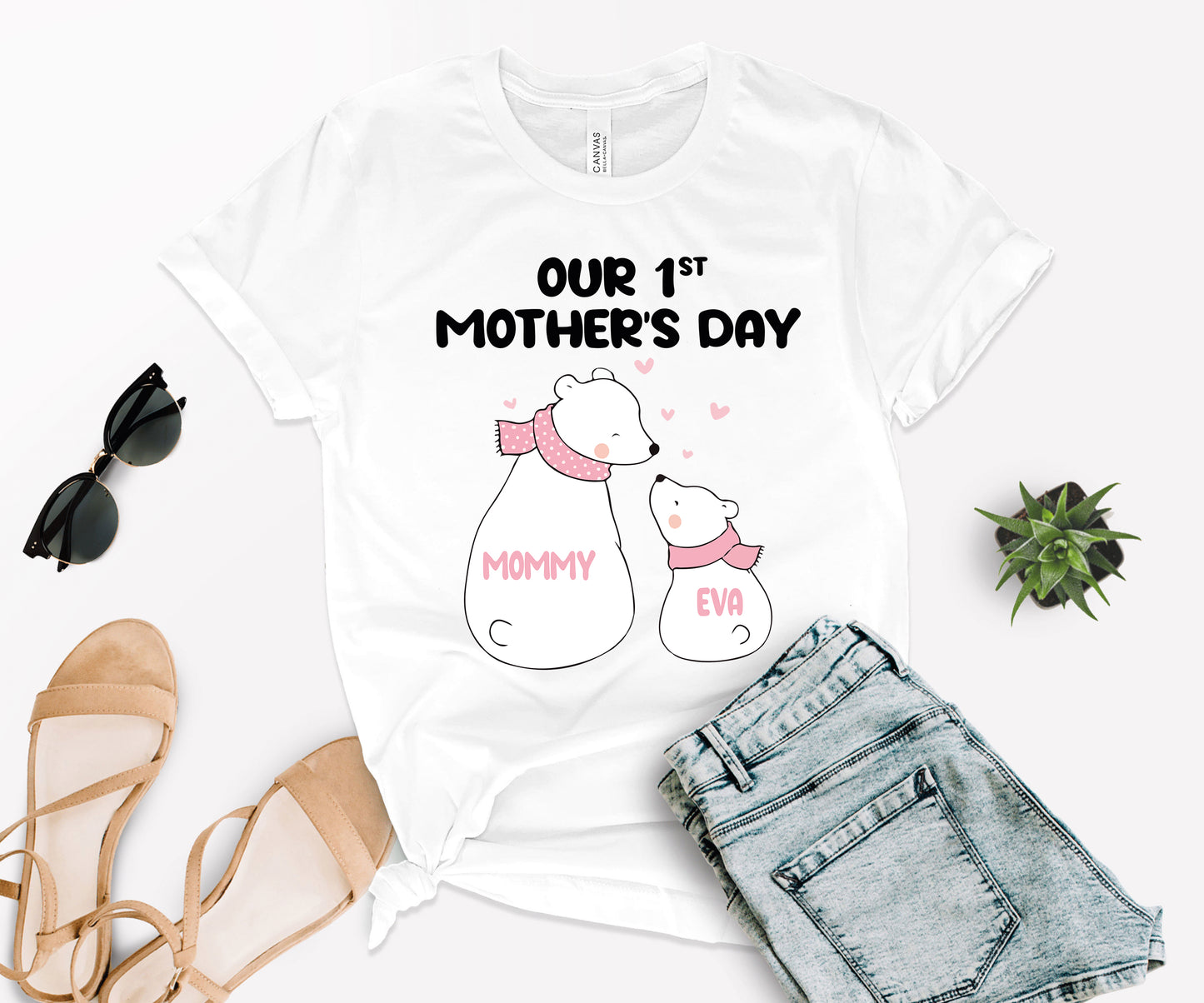 Our 1st Mother's Day Shirt, Custom Mom Matching Shirts, First Mothers Day Shirt-newamarketing
