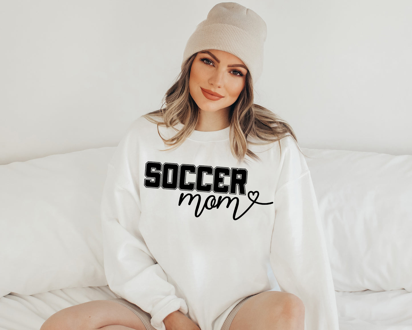 Custom Soccer Mom Sweatshirt, Number Soccer Hoodie, Soccer Mom Sweatshirt-newamarketing