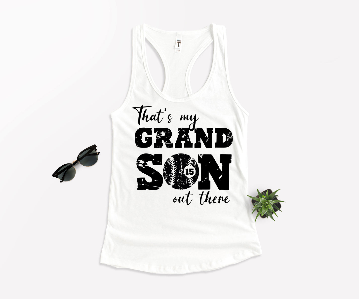 That's My Grandson Shirt, Custom Grandma Baseball Shirt, Grandma Shirt-newamarketing