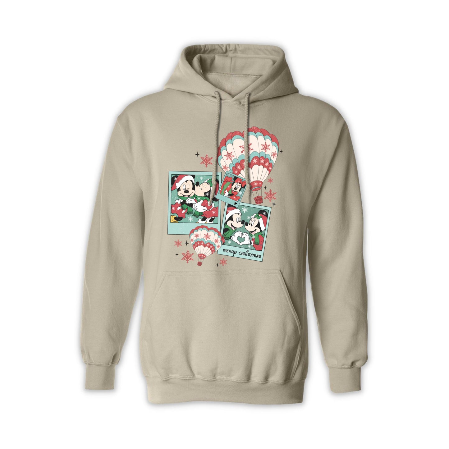 Mickey and Minnie Christmas Hoodie – Festive Disney Holiday Sweatshirt for Men & Women – Cozy Winter Graphic Pullover