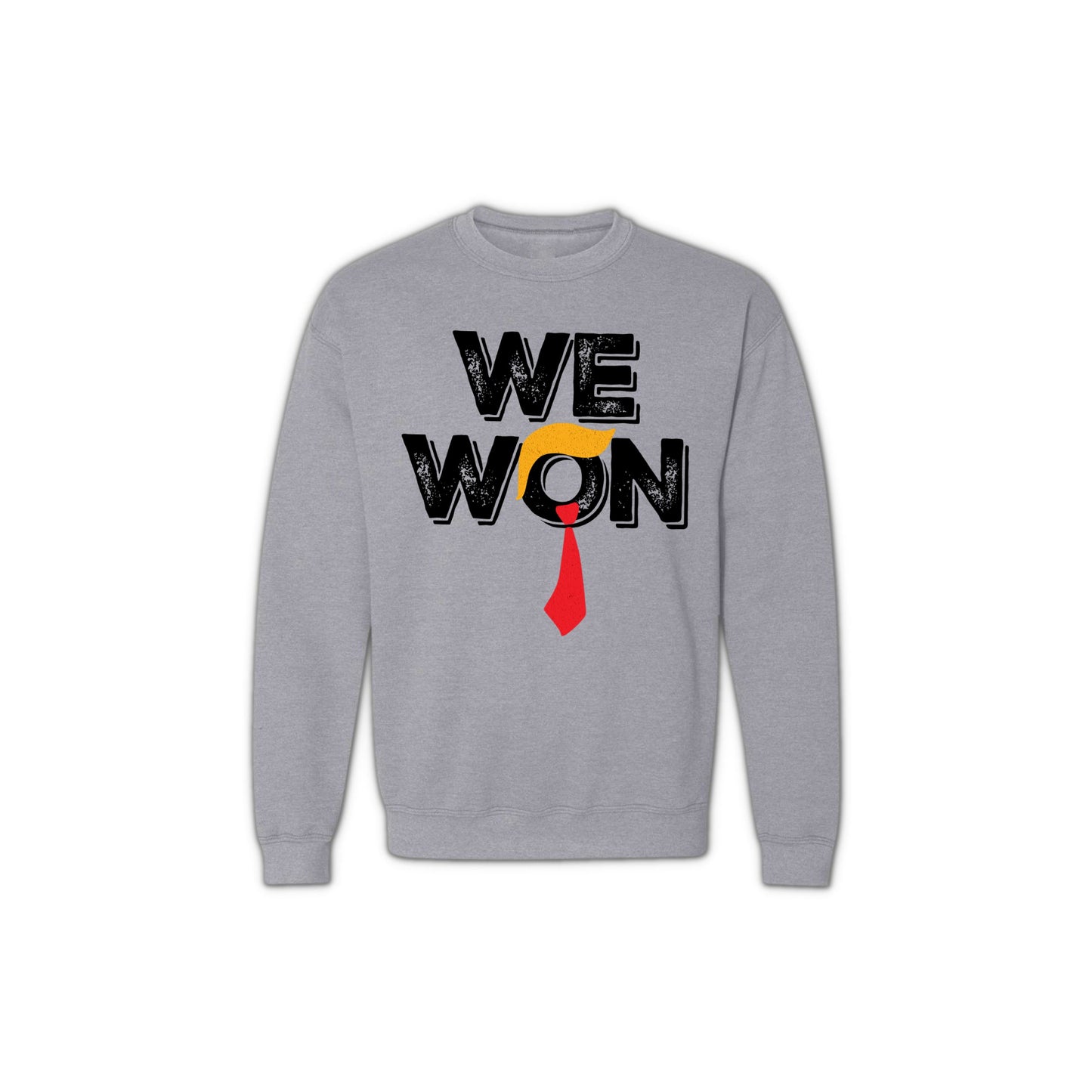 "We Won" Graphic Sweatshirt for Women & Men – Unisex Political Election 2024 Crewneck
