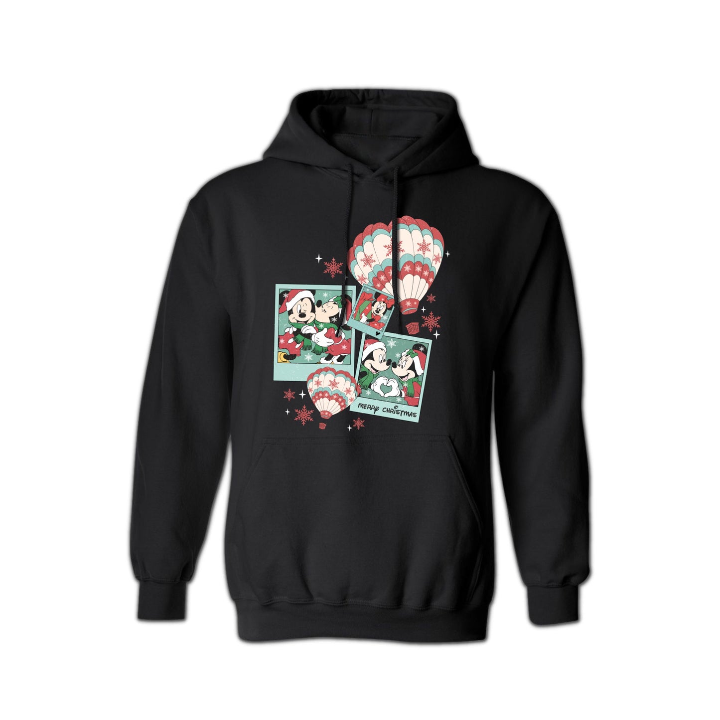 Mickey and Minnie Christmas Hoodie – Festive Disney Holiday Sweatshirt for Men & Women – Cozy Winter Graphic Pullover
