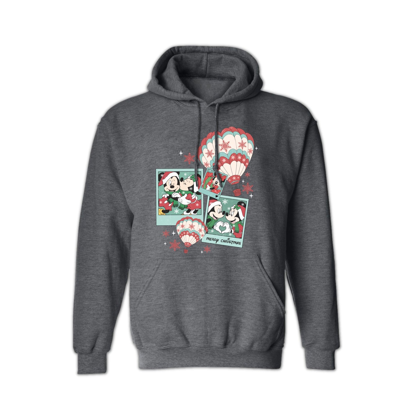 Mickey and Minnie Christmas Hoodie – Festive Disney Holiday Sweatshirt for Men & Women – Cozy Winter Graphic Pullover