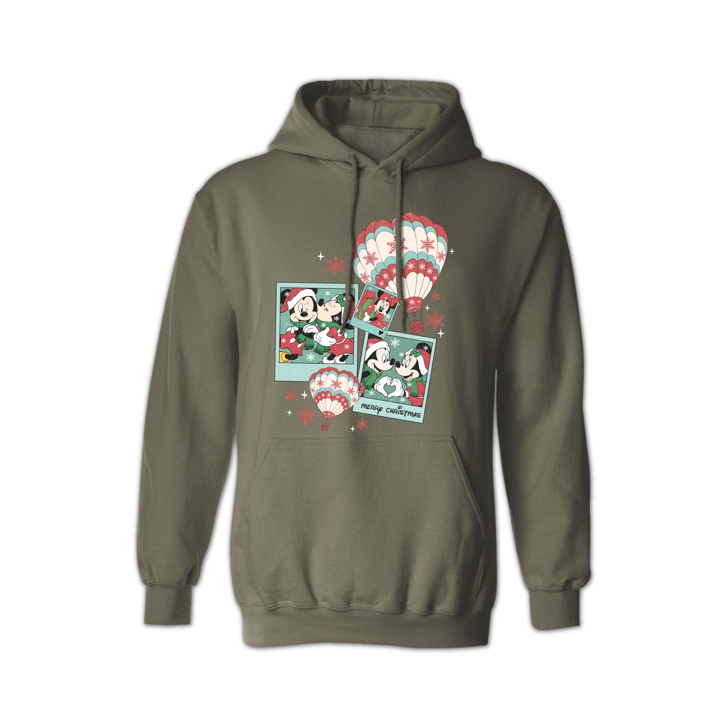 Mickey and Minnie Christmas Hoodie – Festive Disney Holiday Sweatshirt for Men & Women – Cozy Winter Graphic Pullover