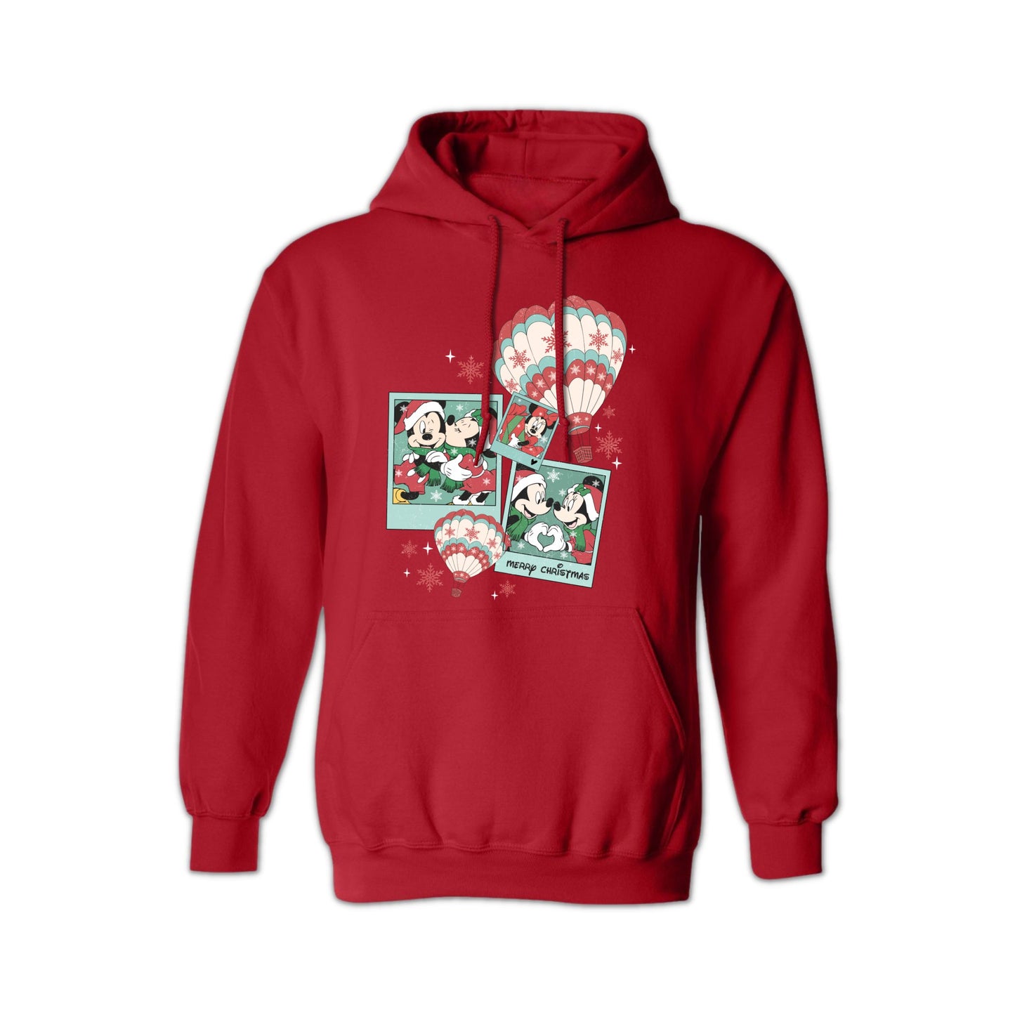 Mickey and Minnie Christmas Hoodie – Festive Disney Holiday Sweatshirt for Men & Women – Cozy Winter Graphic Pullover