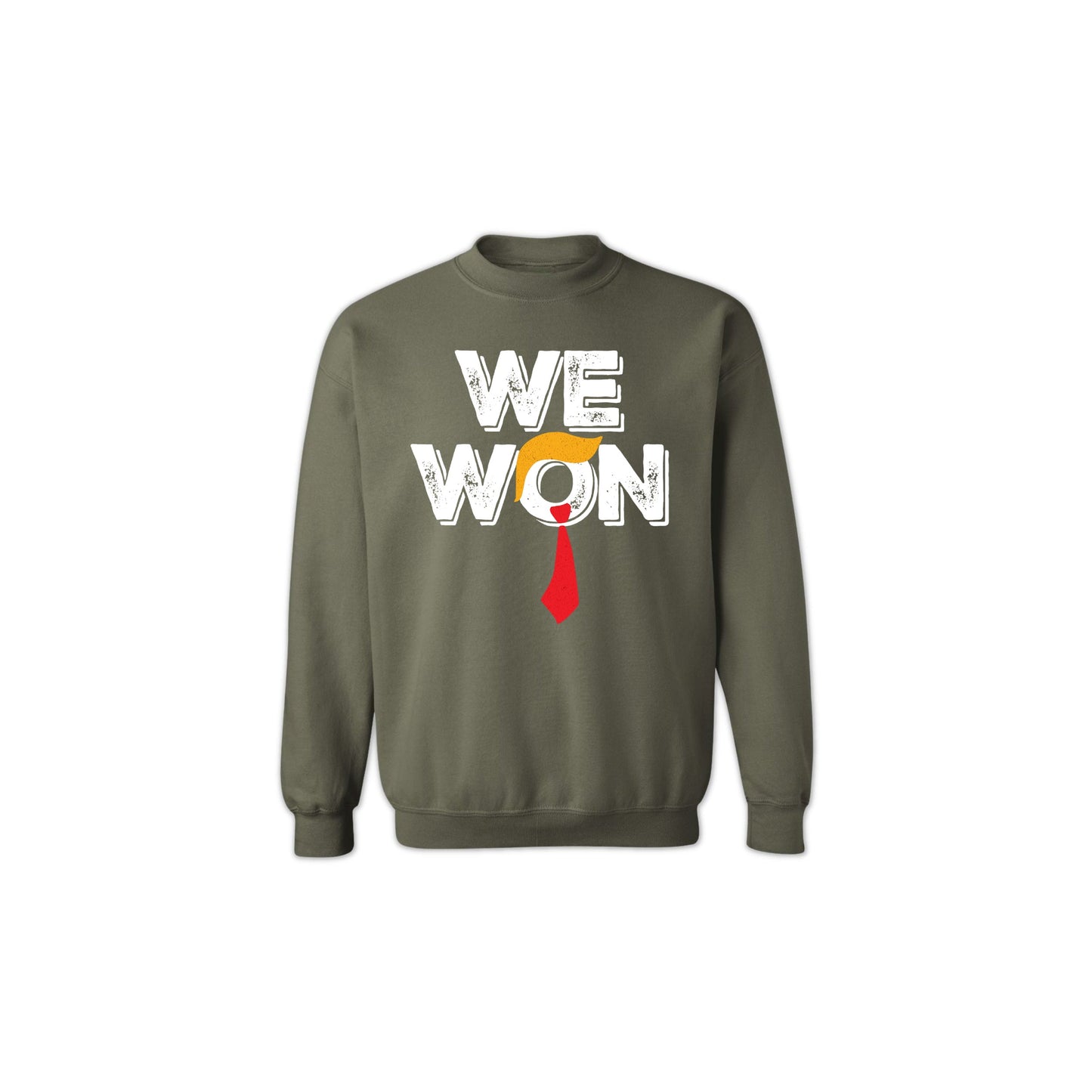 "We Won" Graphic Sweatshirt for Women & Men – Unisex Political Election 2024 Crewneck
