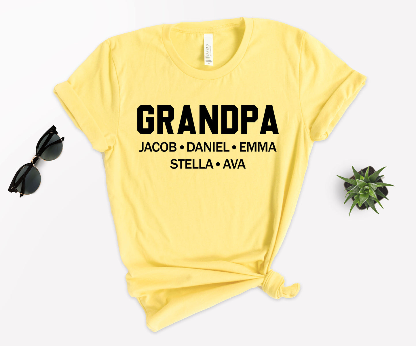 Custom Grandpa Shirt, Custom Father's Day Shirts, Custom Grandpa Dad Shirt-newamarketing