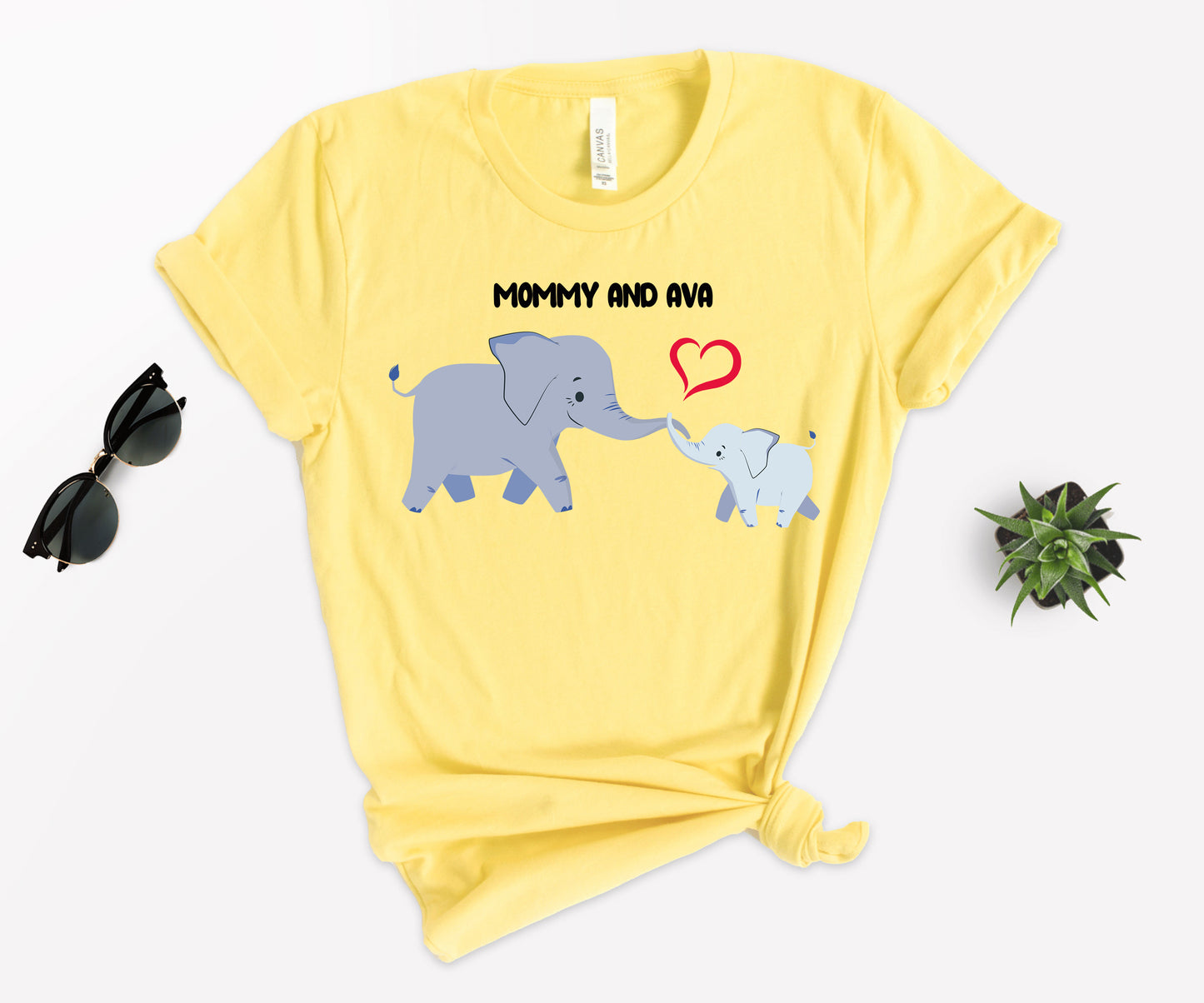 Mother's Day Matching Shirt, Elephant Matching Mommy Shirt, Mother's Day Shirt-newamarketing