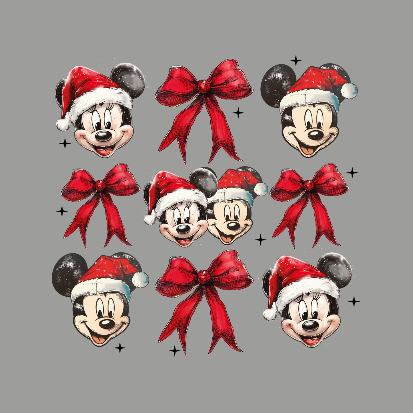 Disney Christmas Mickey & Minnie Santa Hoodie – Unisex Holiday Hoodie for Men & Women