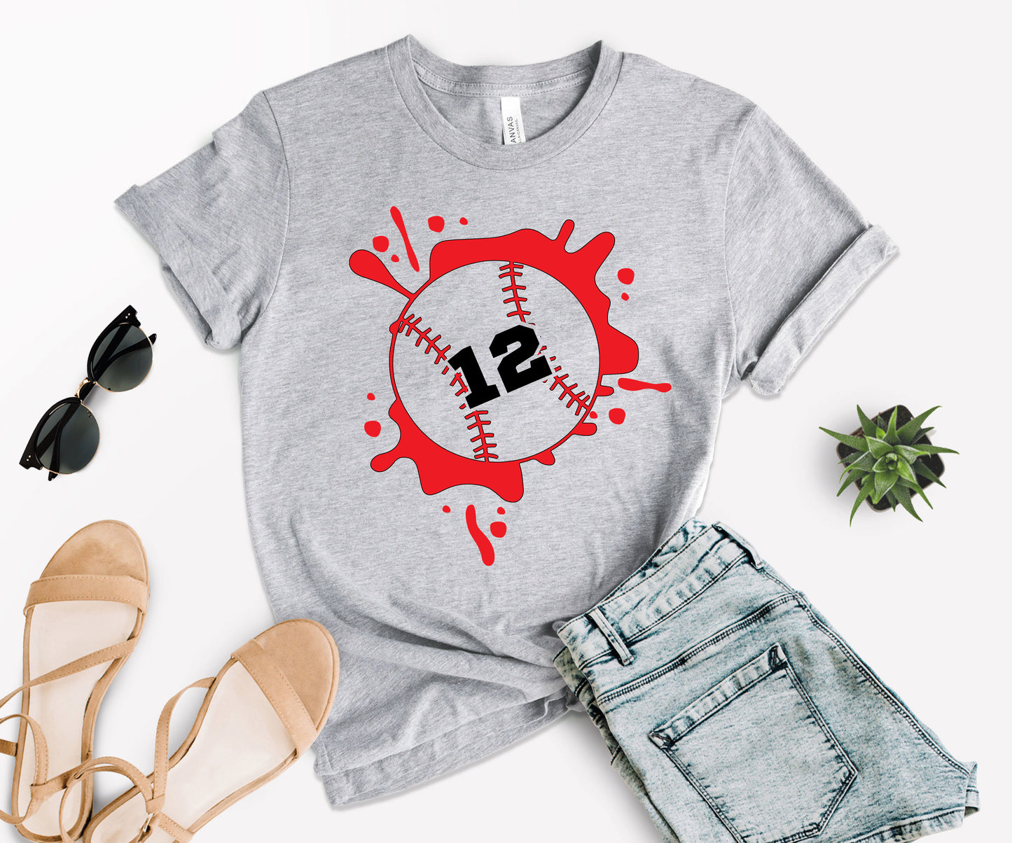 Personalized Baseball Mom Shirt, Baseball Numbers Shirt, Baseball Mom Shirt-newamarketing