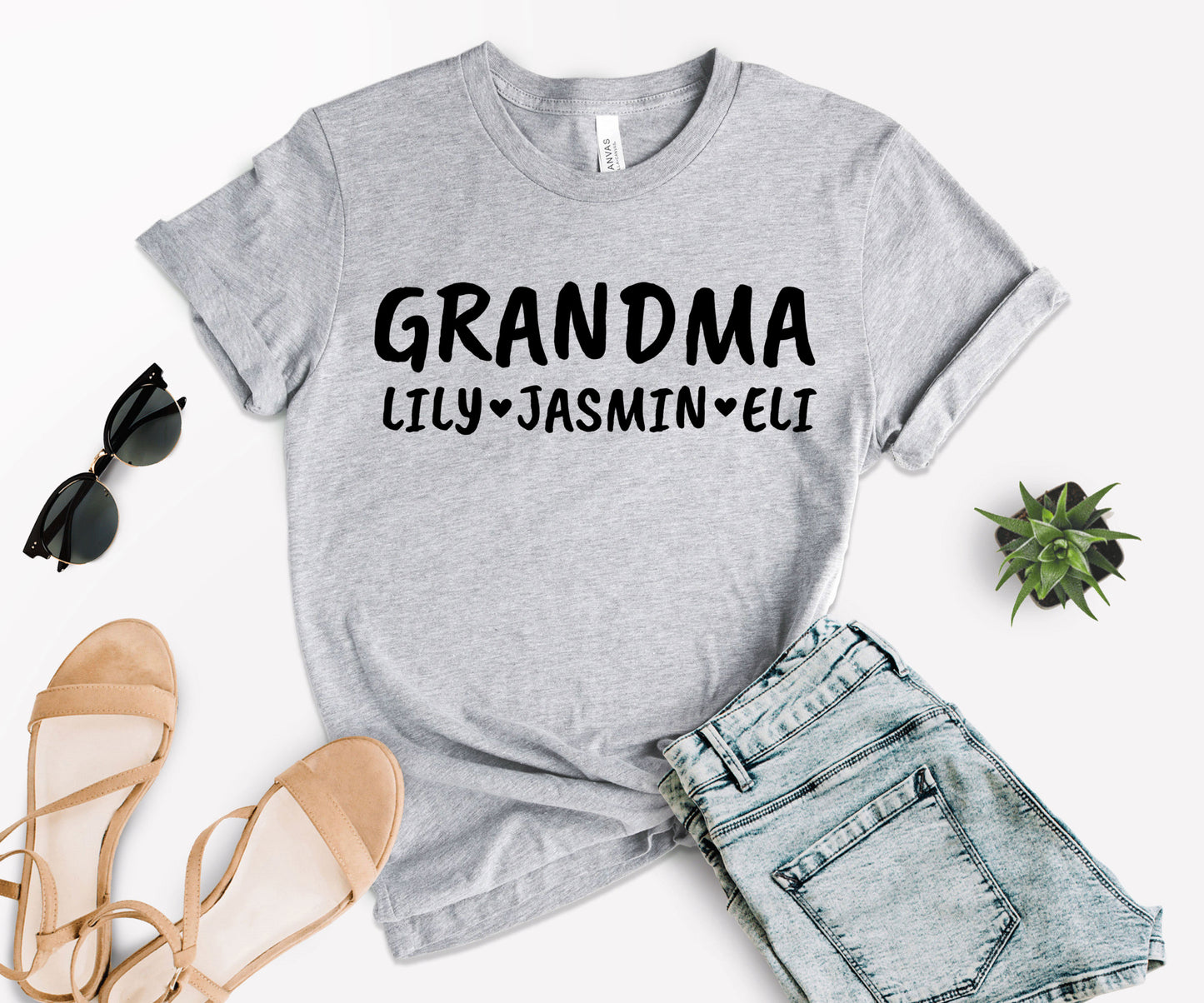 Custom Grandma Shirts, Grandma Shirts, Personalized Grandma Shirts-newamarketing