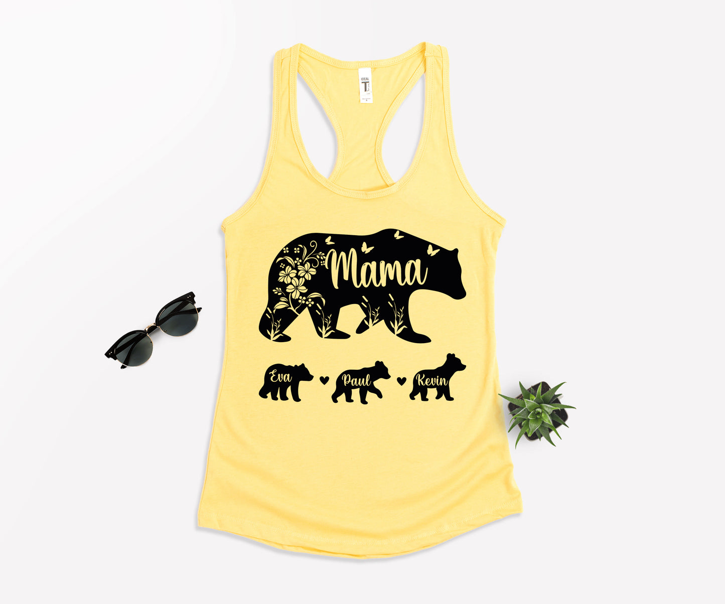 Mama Bear Shirt with Kids Names, Mama Bear Shirt, Custom Mama Bear Shirt-newamarketing