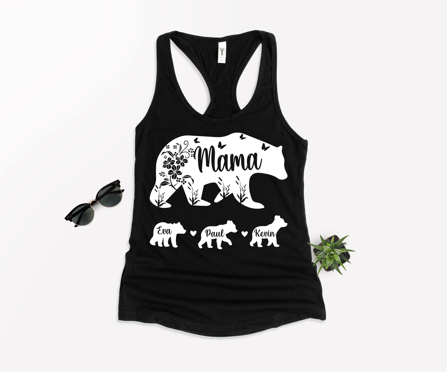 Mama Bear Shirt with Kids Names, Mama Bear Shirt, Custom Mama Bear Shirt-newamarketing