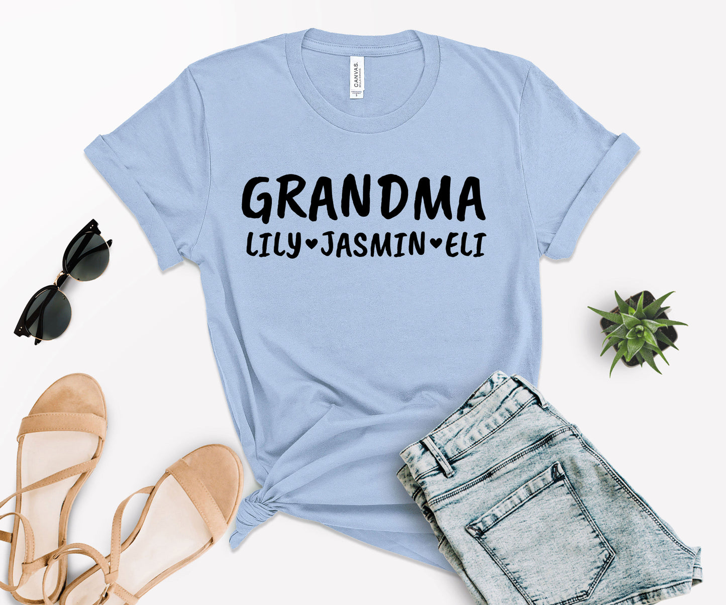 Custom Grandma Shirts, Grandma Shirts, Personalized Grandma Shirts-newamarketing