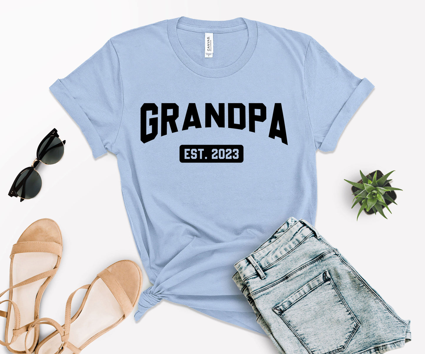 Grandpa Est Shirt, Custom Grandpa Shirt, Grandpa Shirt-newamarketing