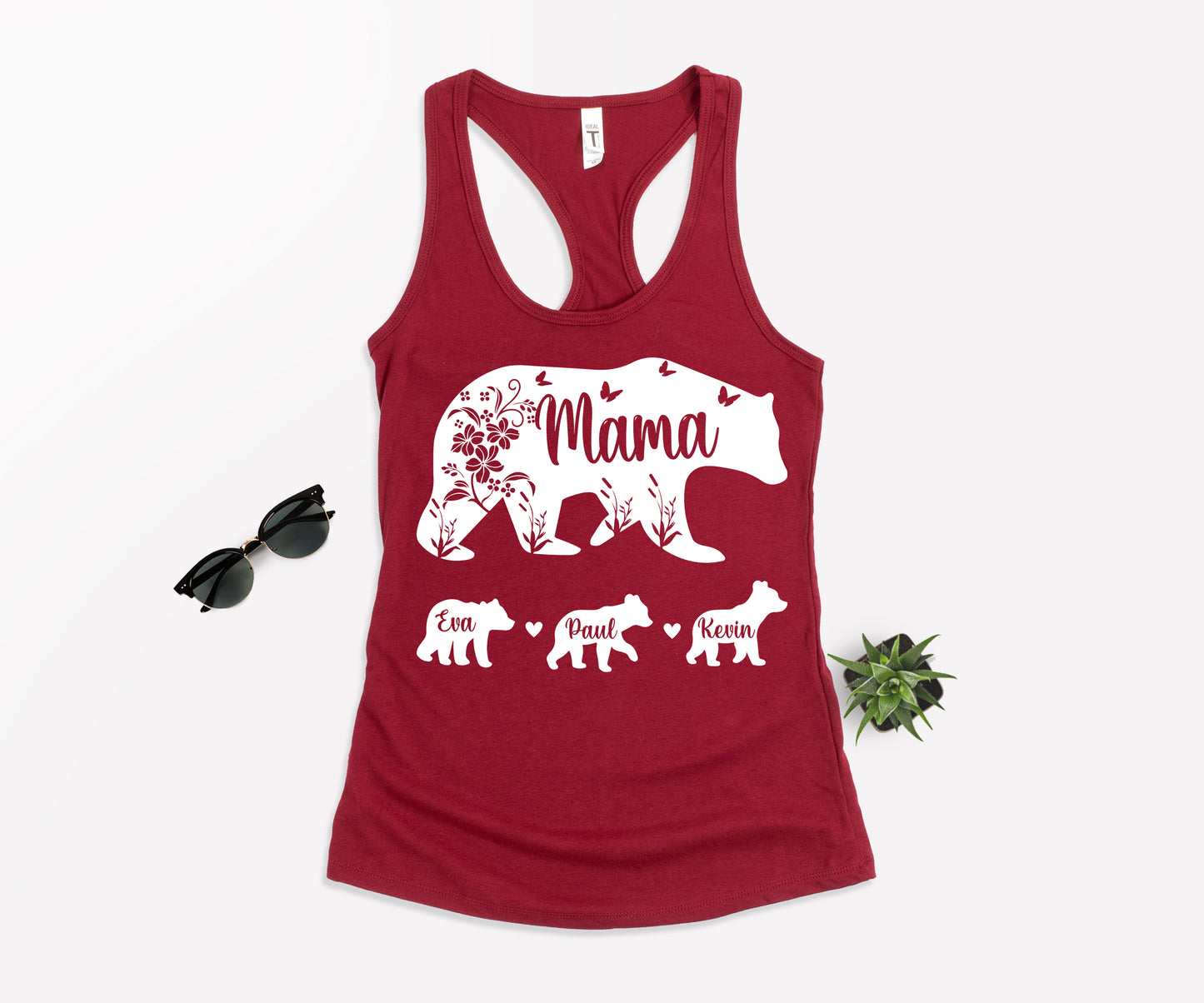 Mama Bear Shirt with Kids Names, Mama Bear Shirt, Custom Mama Bear Shirt-newamarketing