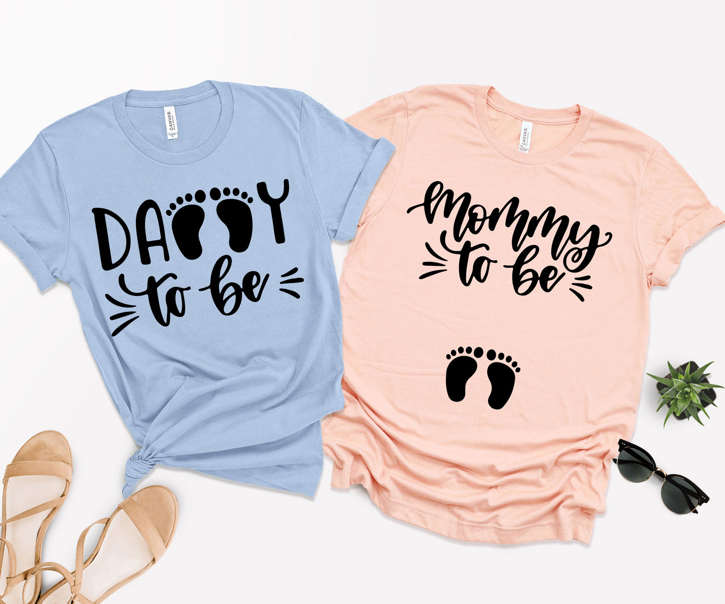 Mommy to Be and Daddy to Be Shirts, Mommy and Daddy Matching Shirts, New Parents Shirts-newamarketing