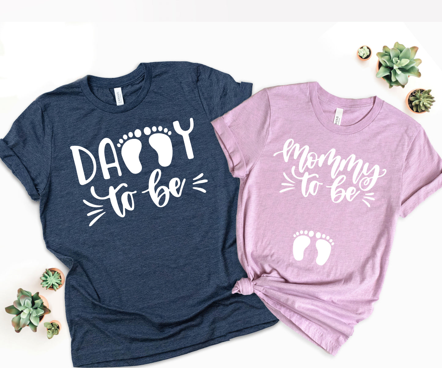 Mommy to Be and Daddy to Be Shirts, Mommy and Daddy Matching Shirts, New Parents Shirts-newamarketing