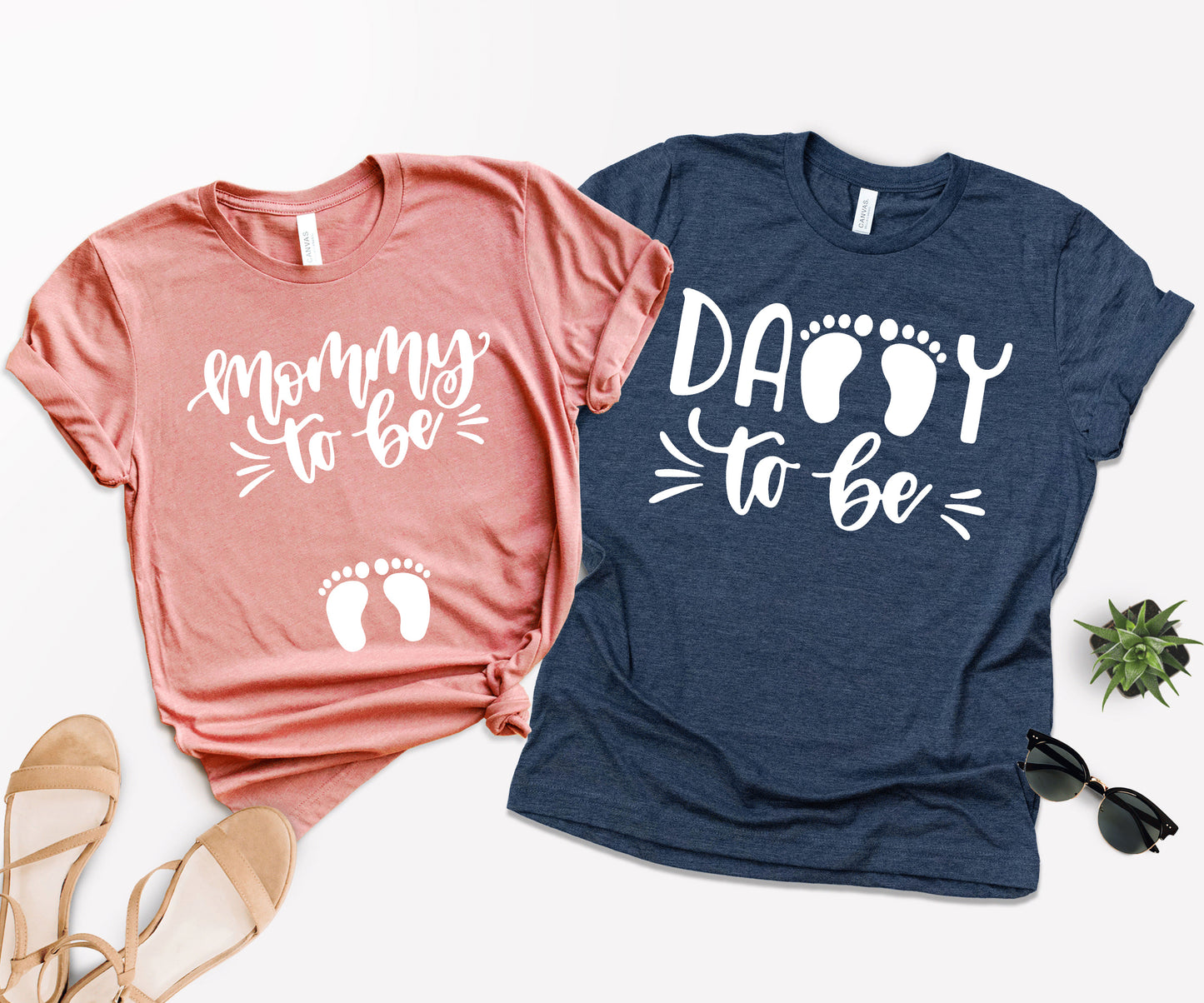 Mommy to Be and Daddy to Be Shirts, Mommy and Daddy Matching Shirts, New Parents Shirts-newamarketing