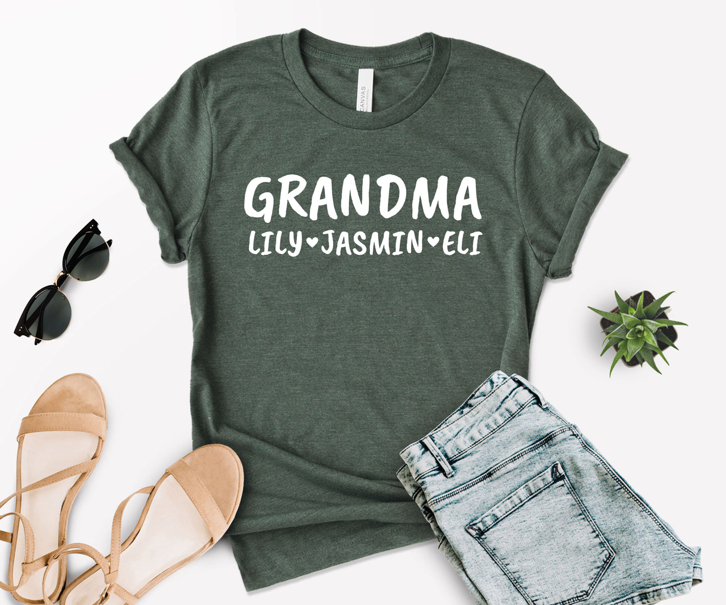 Custom Grandma Shirts, Grandma Shirts, Personalized Grandma Shirts-newamarketing