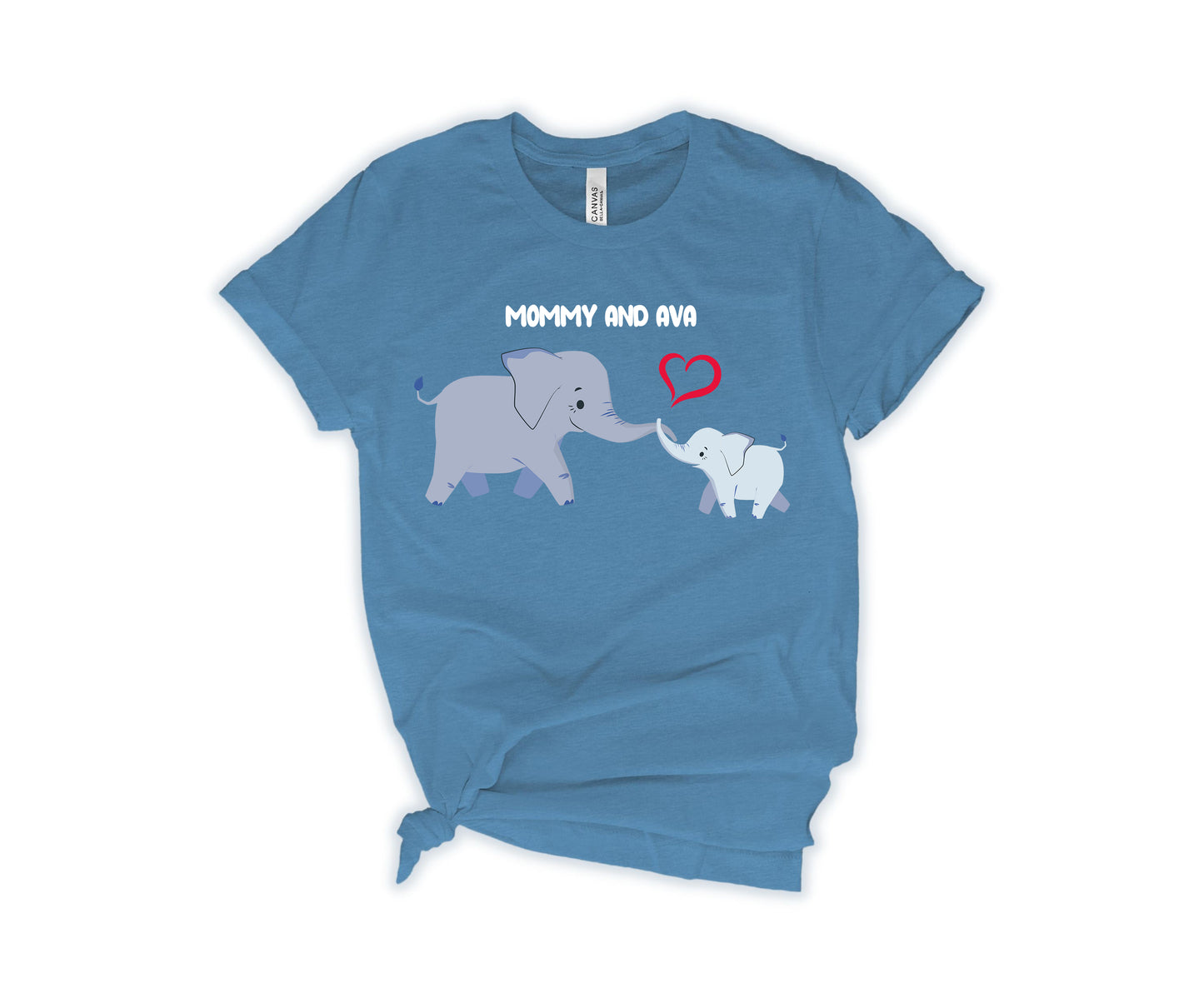 Mother's Day Matching Shirt, Elephant Matching Mommy Shirt, Mother's Day Shirt-newamarketing