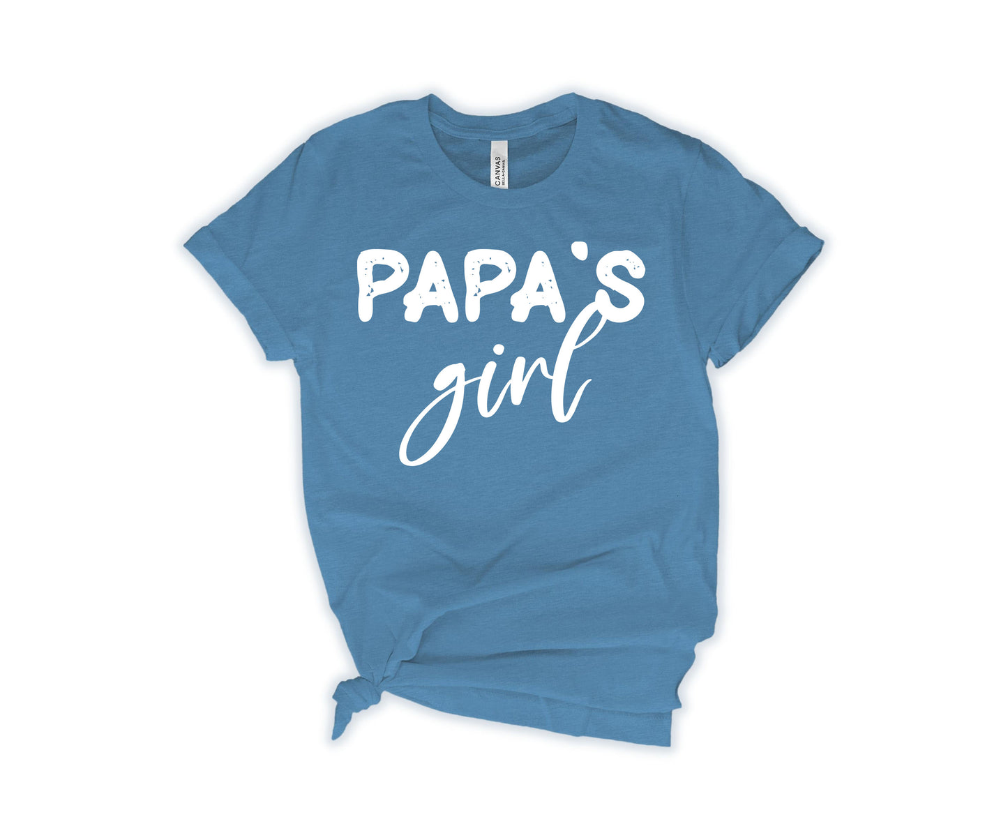 Papa and Papa's Girl Shirts, Custom Matching Papa Shirt, Papa's Girl Shirt-newamarketing