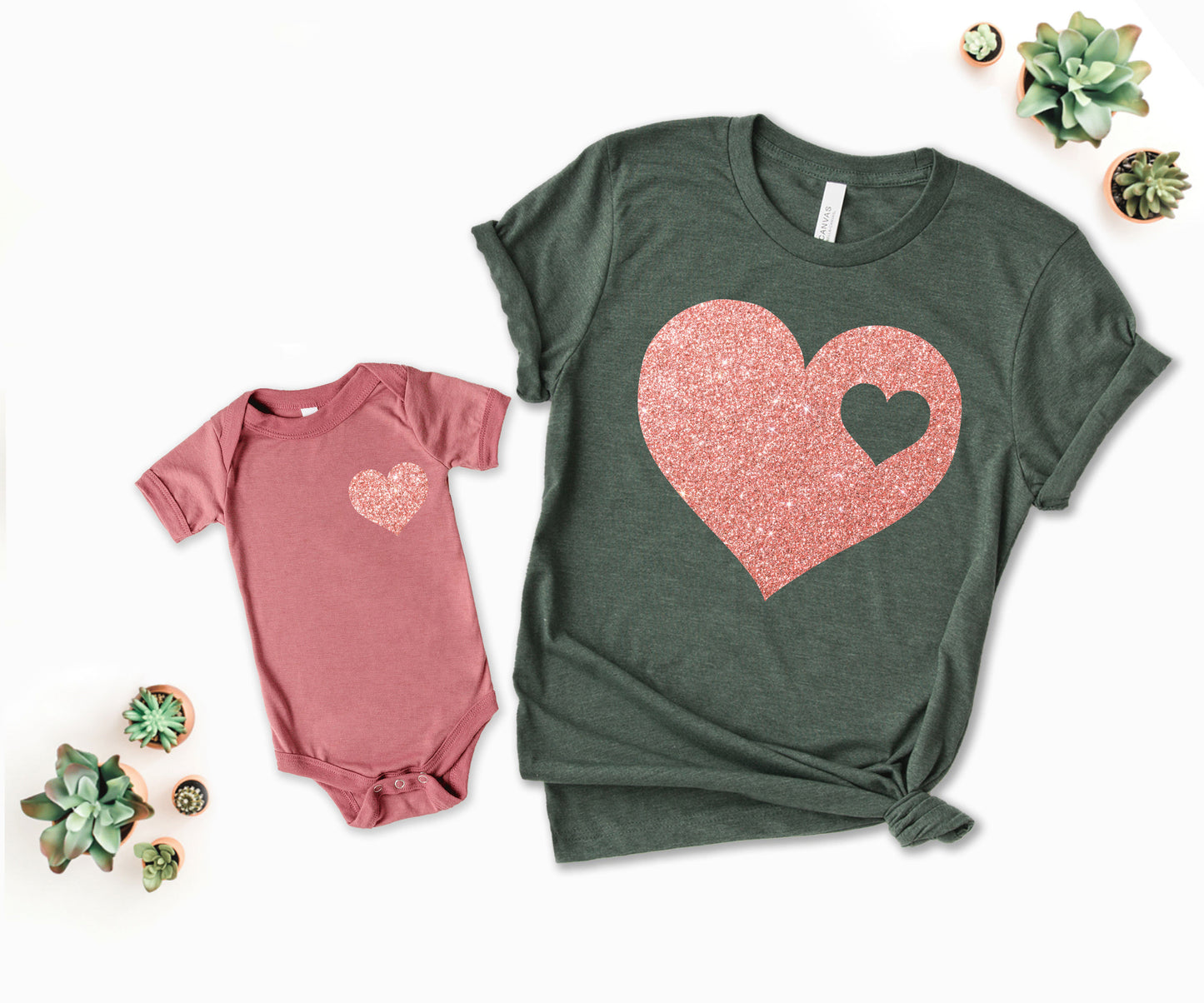 Mommy And Me T-Shirts, Mommy And Me Mother's day Shirts, Mom and Me Valentine Shirts-newamarketing